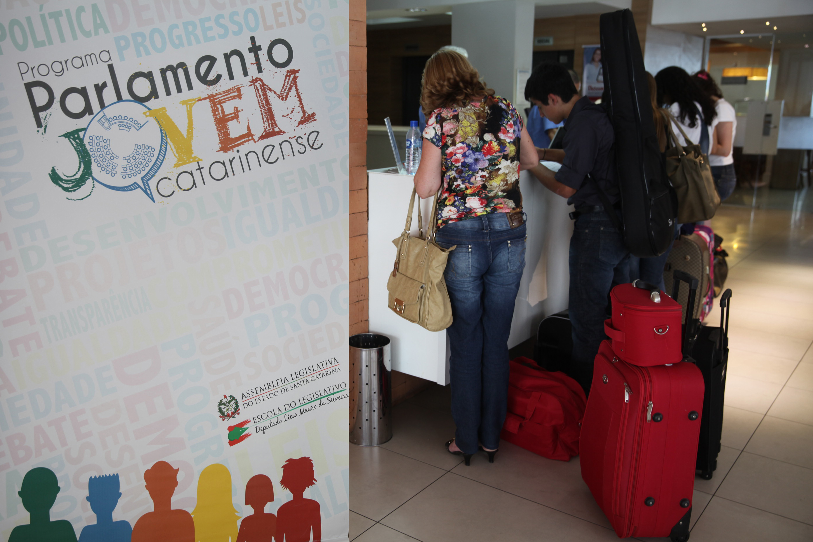 Recepção dos Participantes do Parlamento Jovem