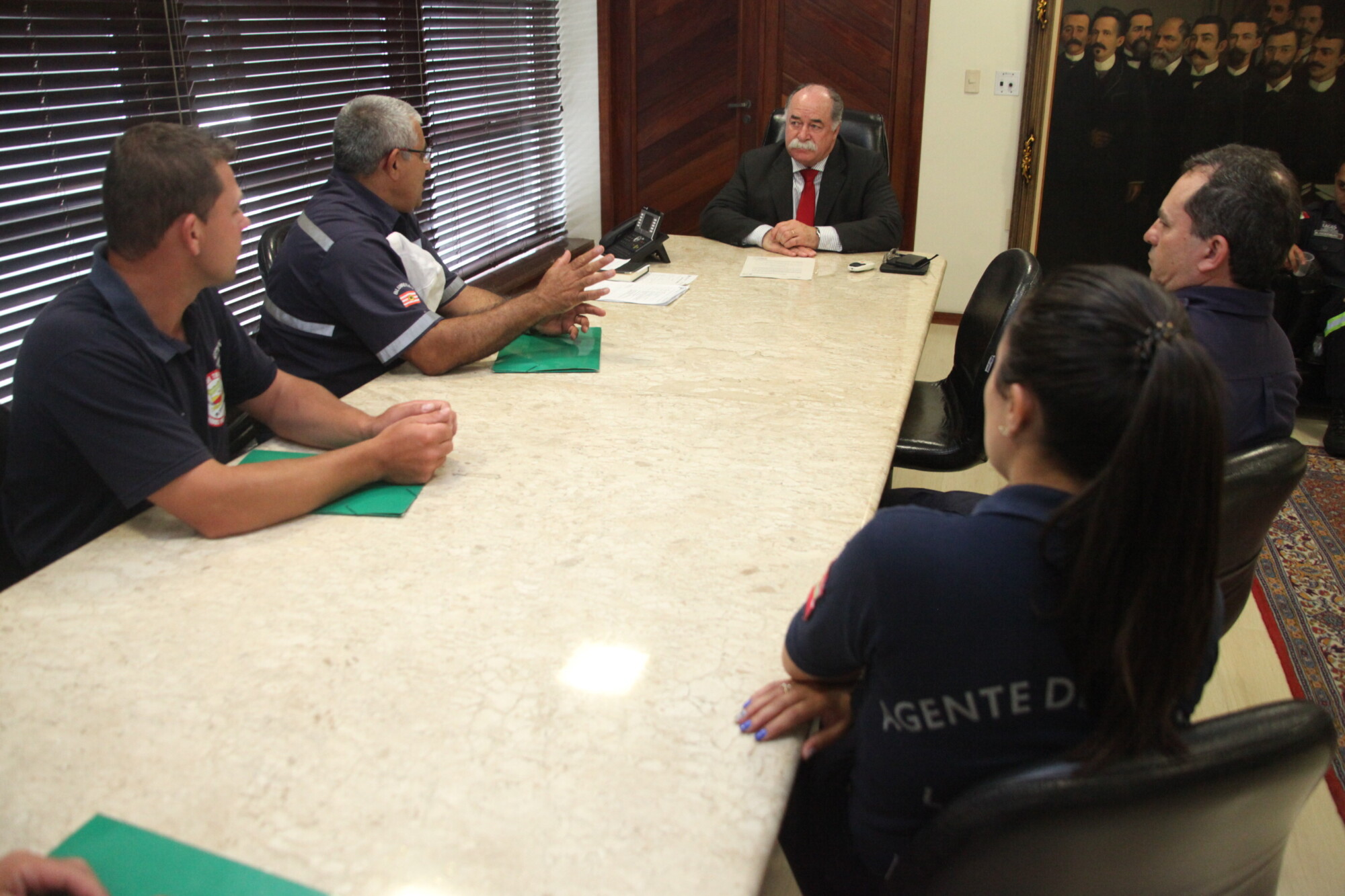 Agentes foram recebidos pelo presidente da Assembleia, deputado Romildo Titon (PMDB). FOTO: Fábio Queiroz/Agência AL