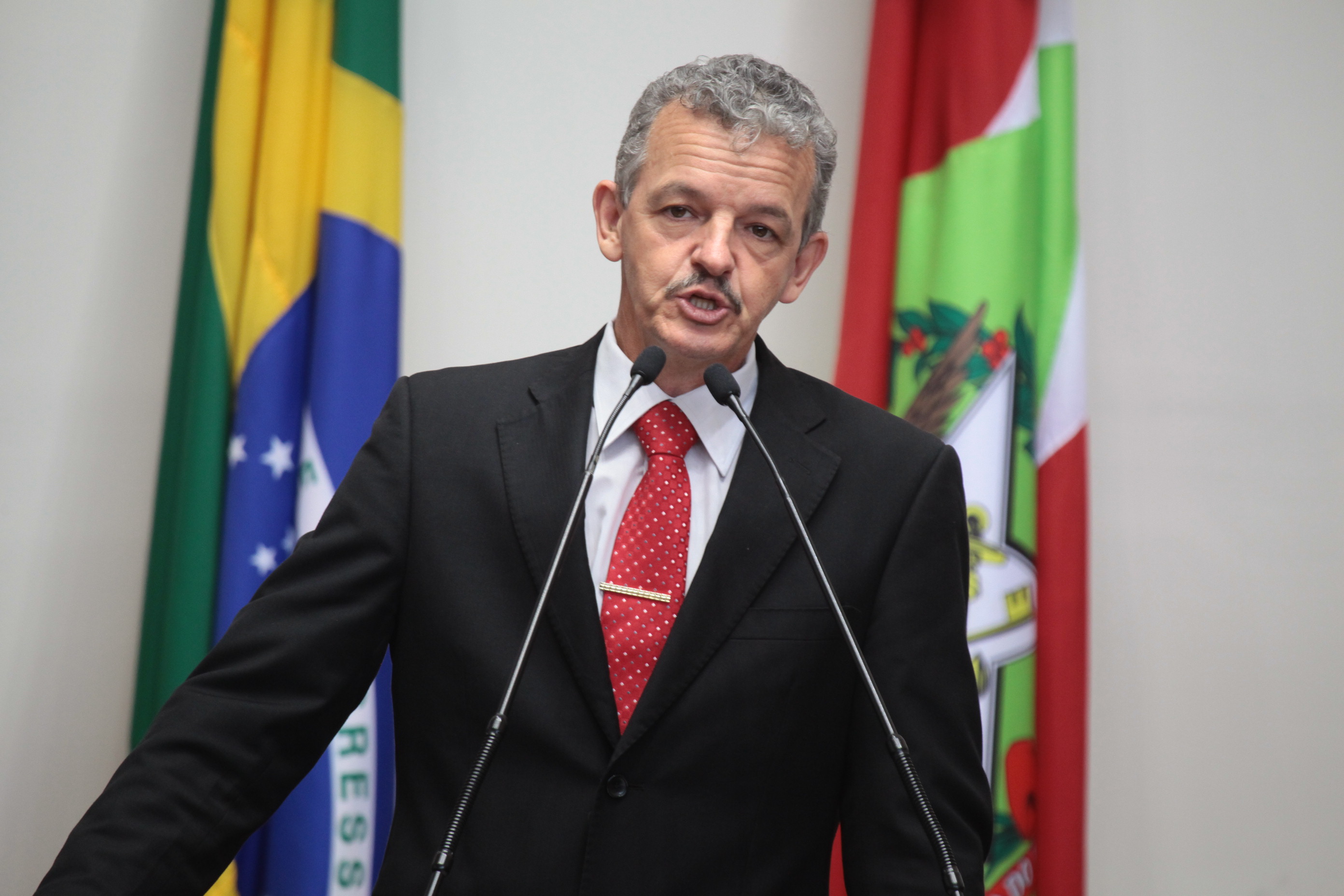 Deputado Dirceu Dresch (PT) - Sessão Ordinária - Plenário Osni Regis. Foto: Miriam Zomer/Agência AL