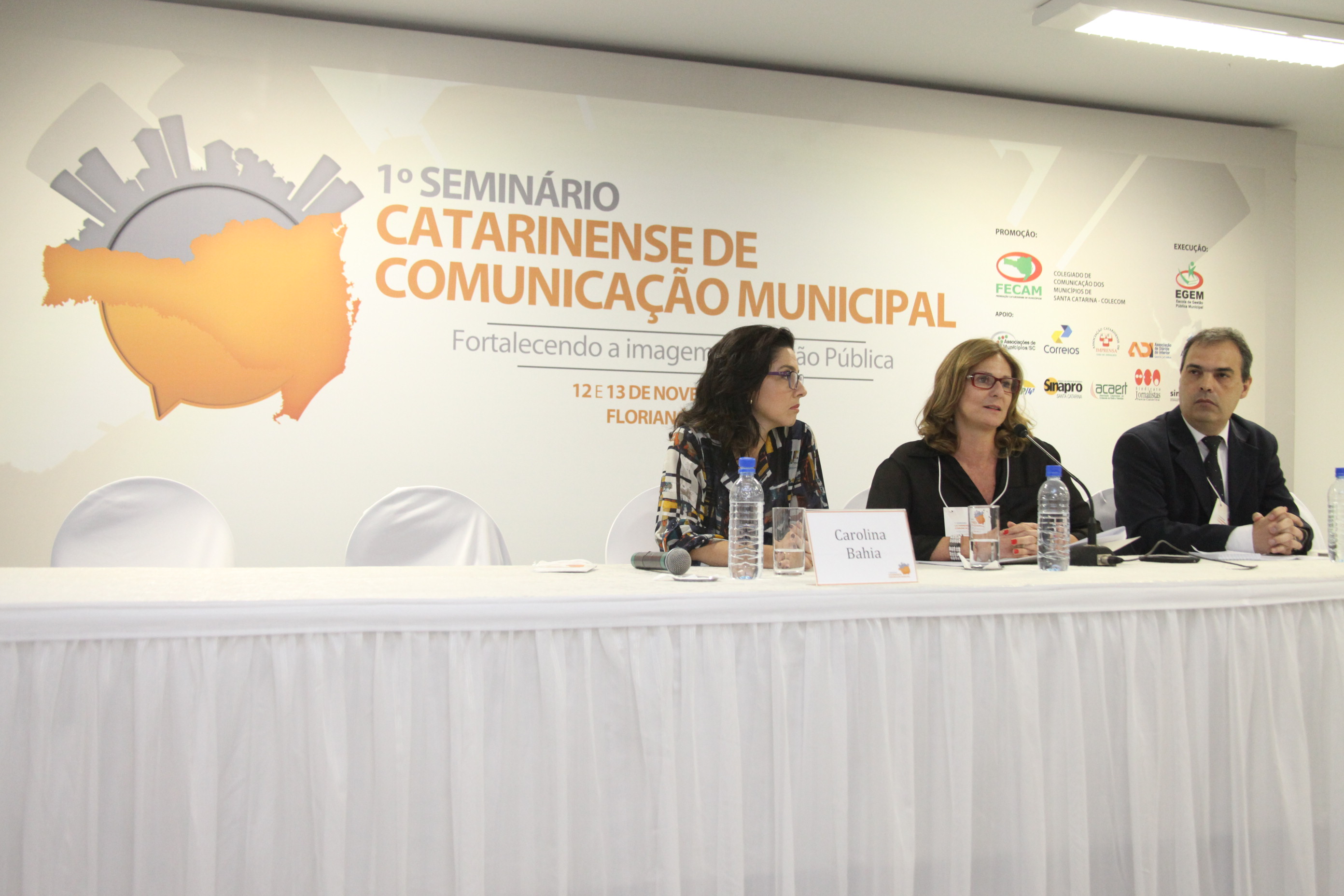 1° Seminário Catarinense de Comunicação Municipal. Foto: Fábio Queiroz / Agência AL