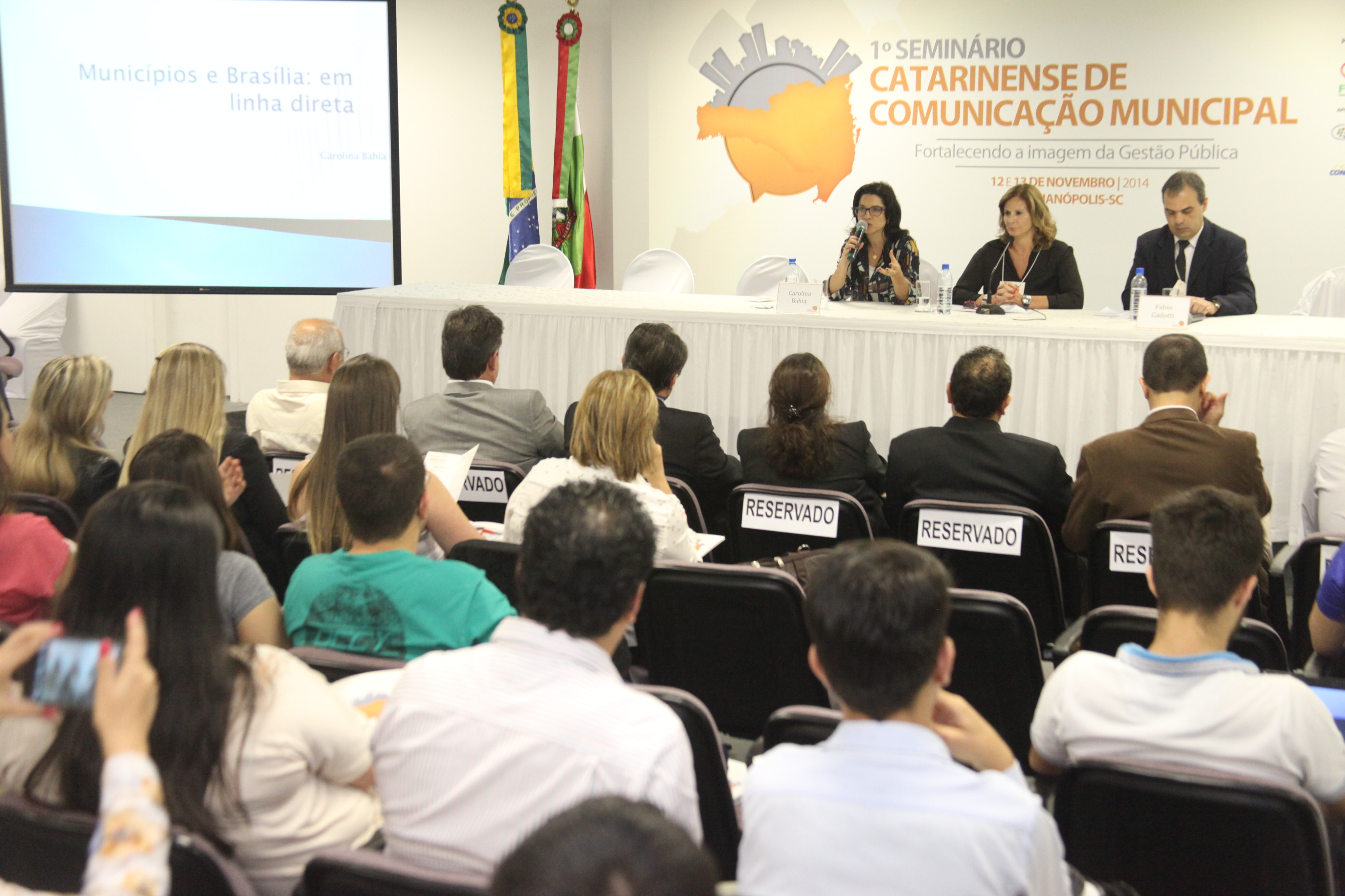 1° Seminário Catarinense de Comunicação Municipal. Foto: Fábio Queiroz / Agência AL