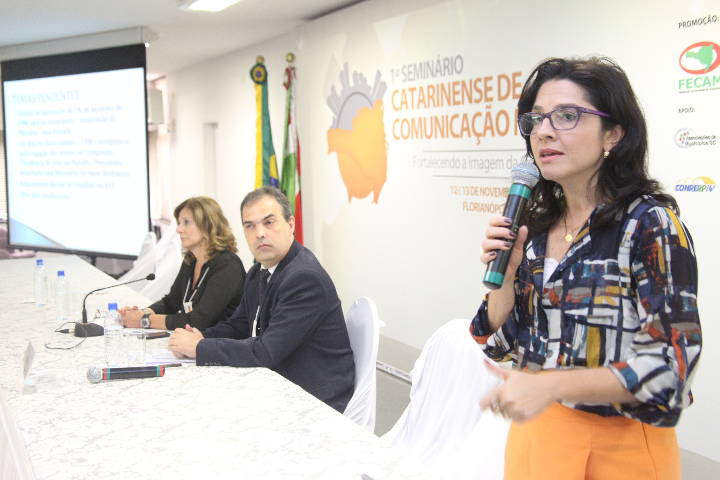 1° Seminário Catarinense de Comunicação Municipal. Foto: Fábio Queiroz / Agência AL