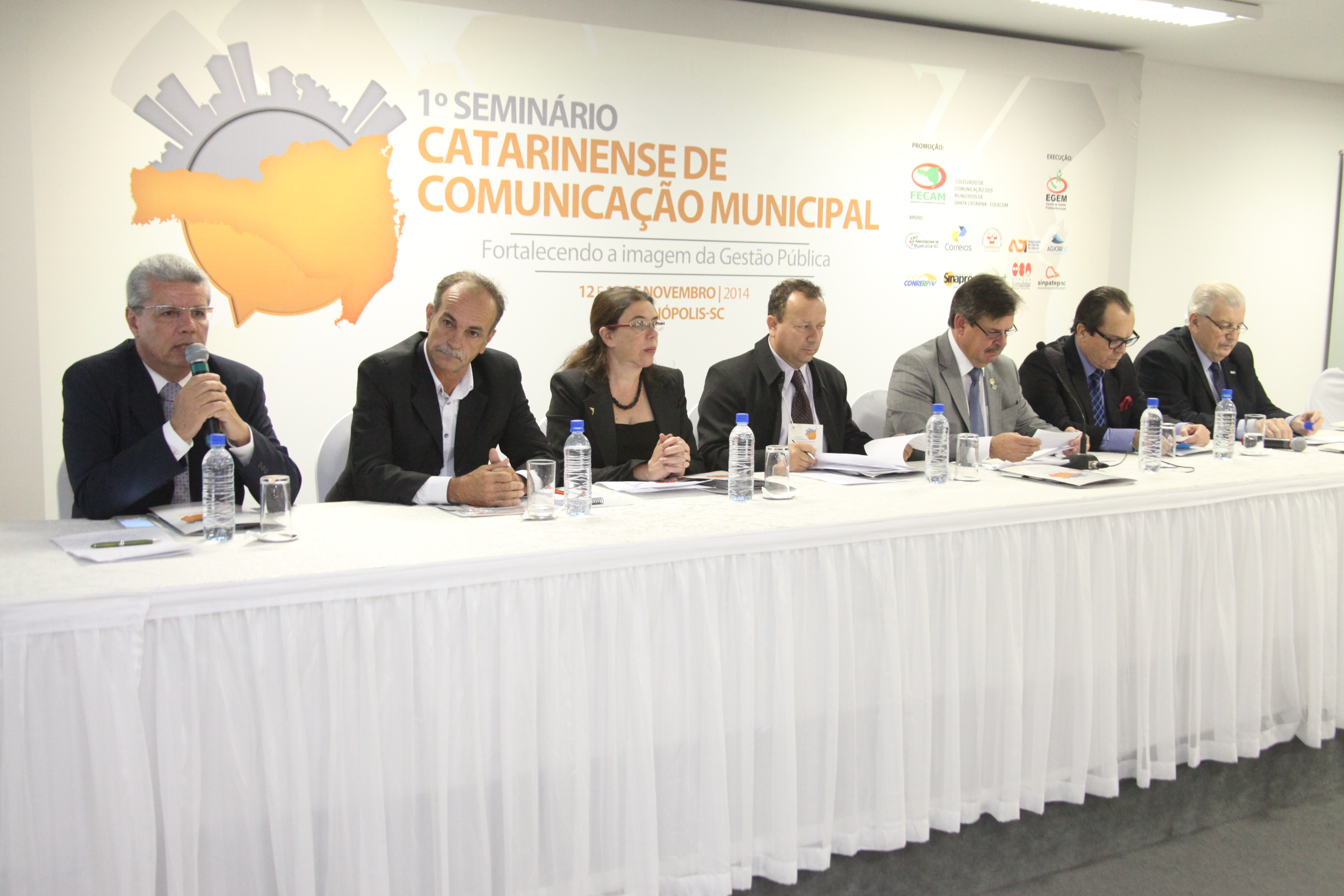 1° Seminário Catarinense de Comunicação Municipal. Foto: Fábio Queiroz / Agência AL