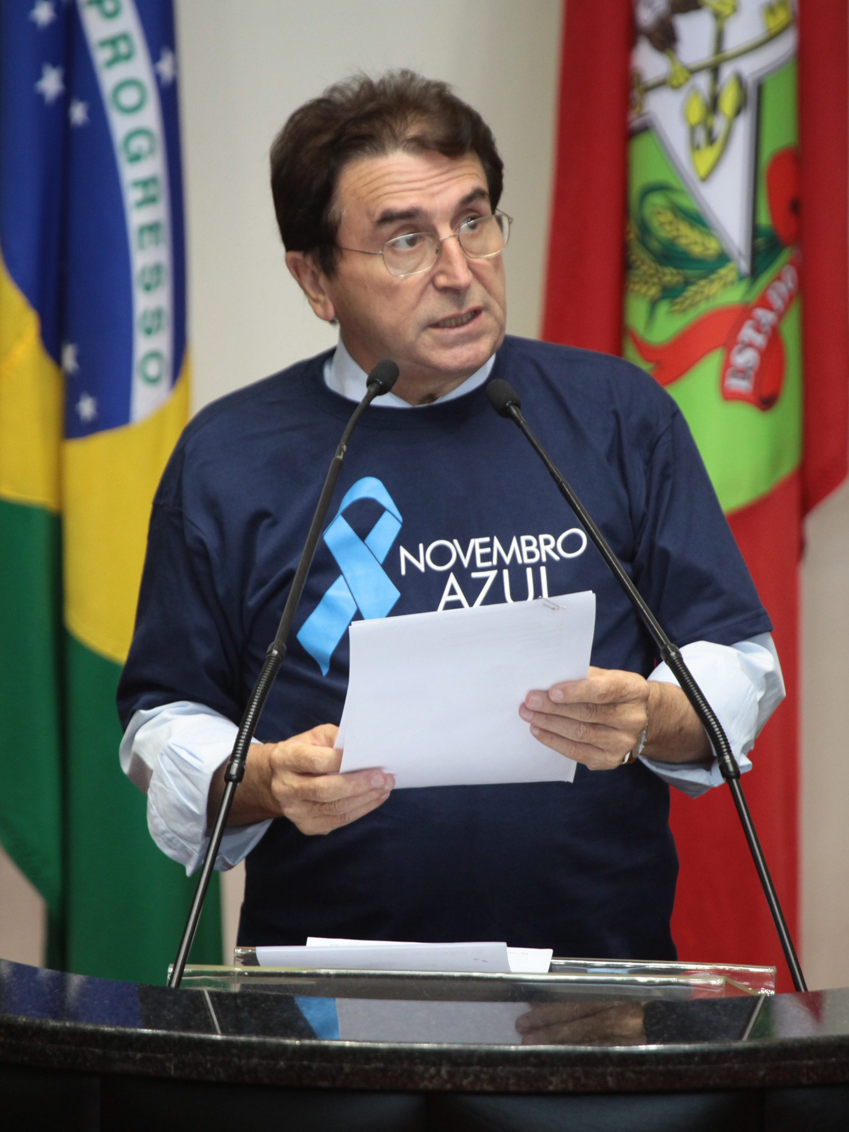 Deputado Antonio AGuiar (PMDB) - Sessão Ordinária - Plenário Osni Regis. Foto: Miriam Zomer/Agência AL