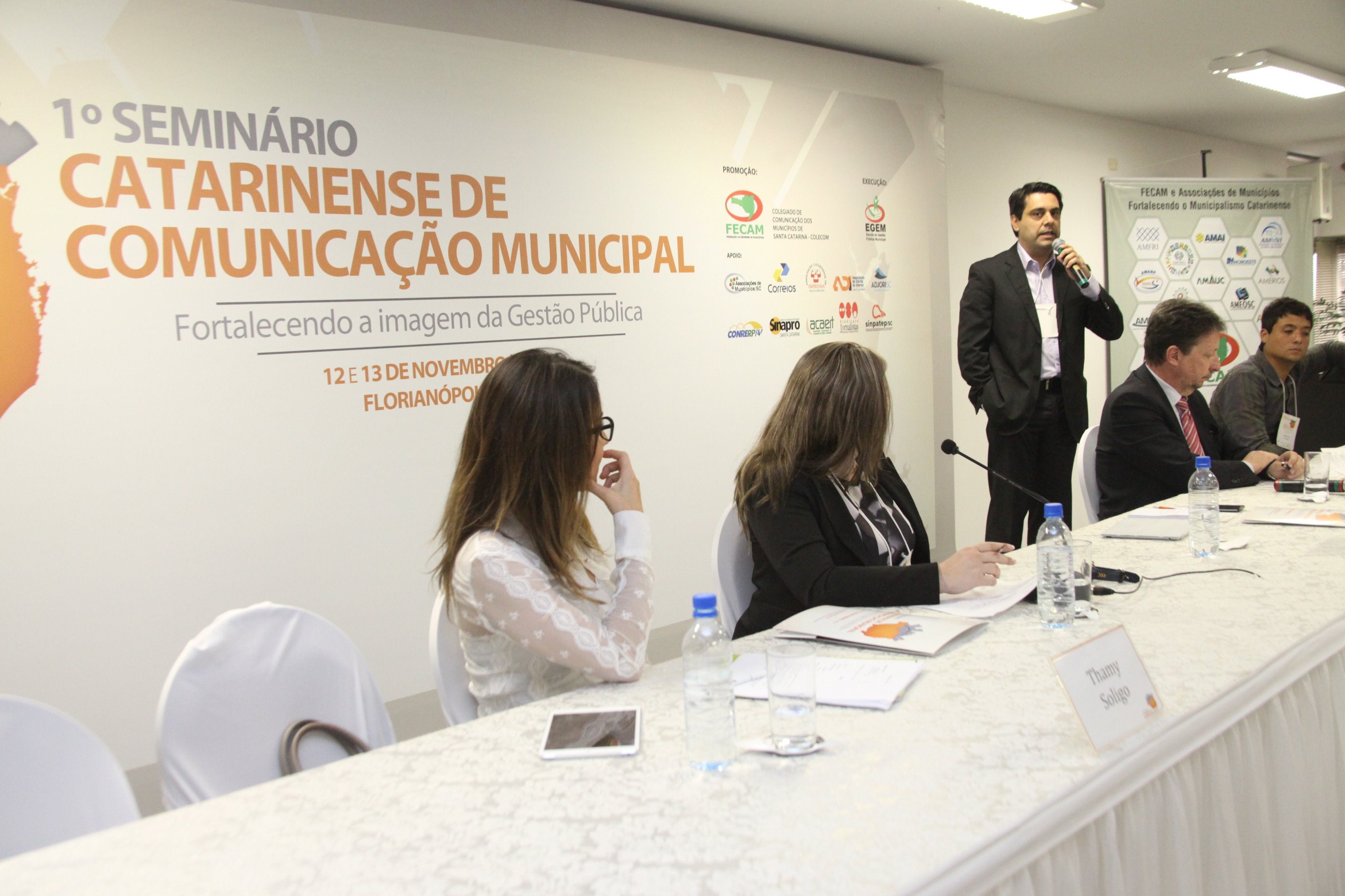 1° Seminário Catarinense de Comunicação Municipal. Foto: Fábio Queiroz / Agência AL