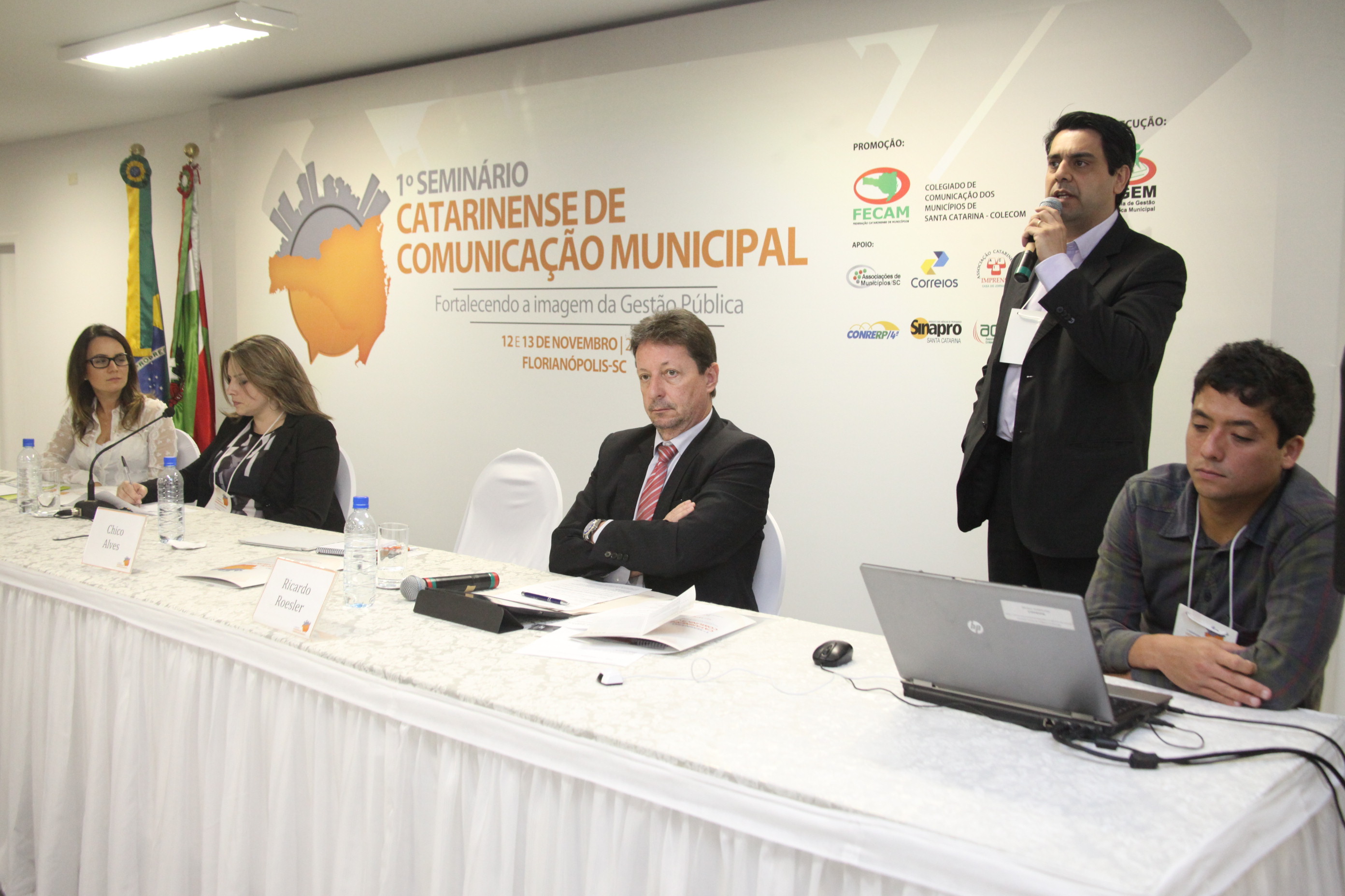 1° Seminário Catarinense de Comunicação Municipal. Foto: Fábio Queiroz / Agência AL