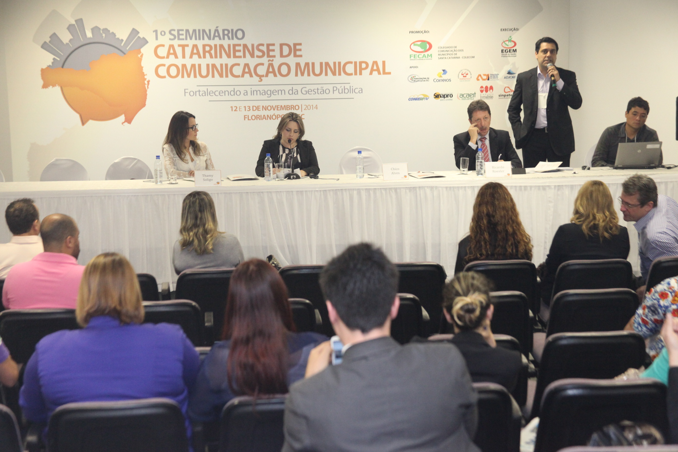 1° Seminário Catarinense de Comunicação Municipal. Foto: Fábio Queiroz / Agência AL