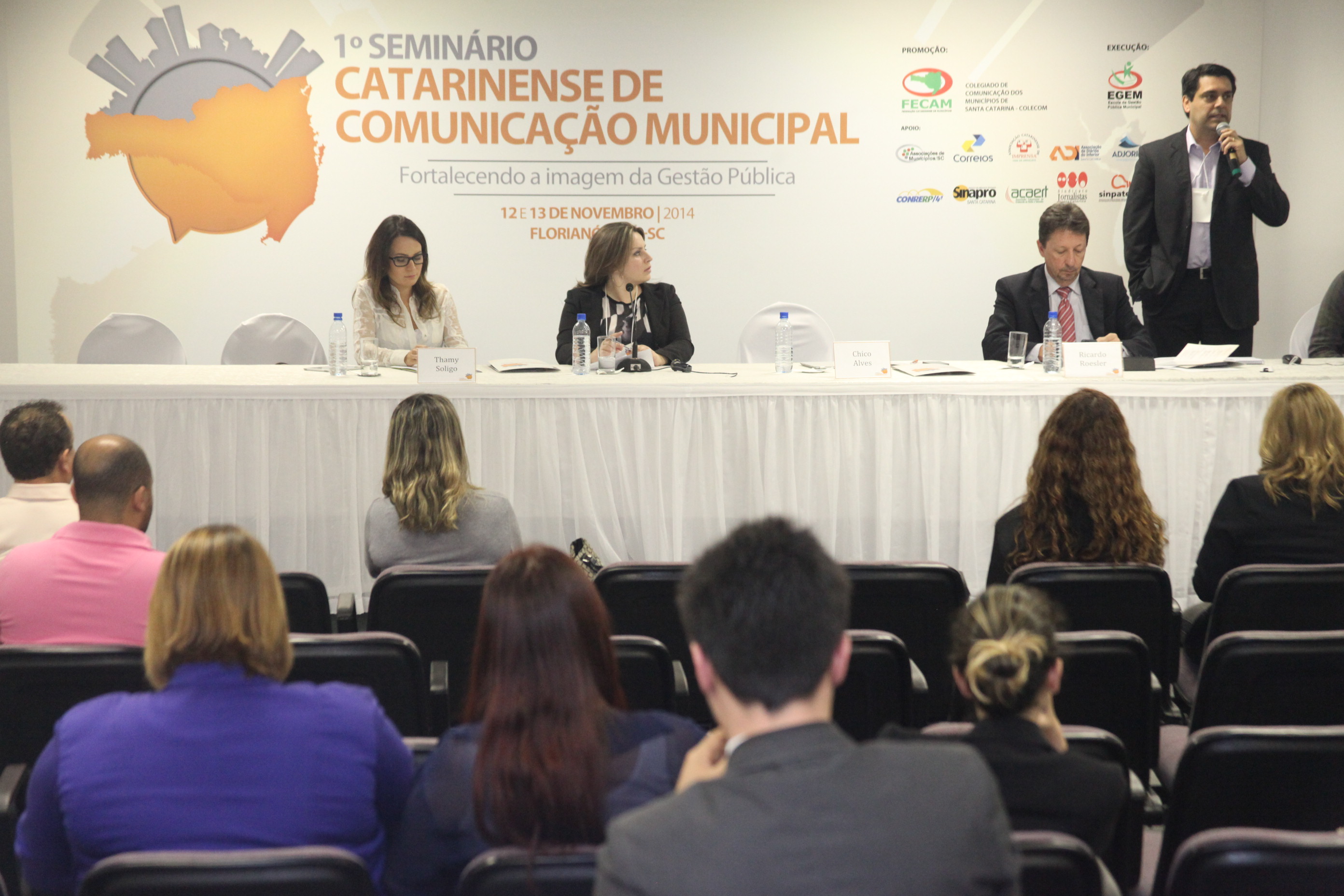 1° Seminário Catarinense de Comunicação Municipal. Foto: Fábio Queiroz / Agência AL