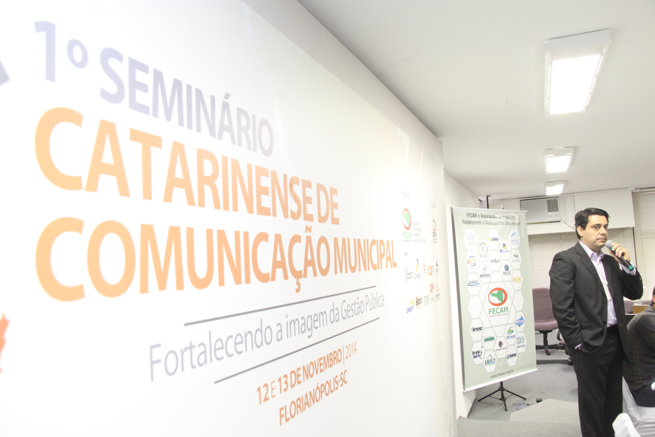 1° Seminário Catarinense de Comunicação Municipal. Foto: Fábio Queiroz / Agência AL