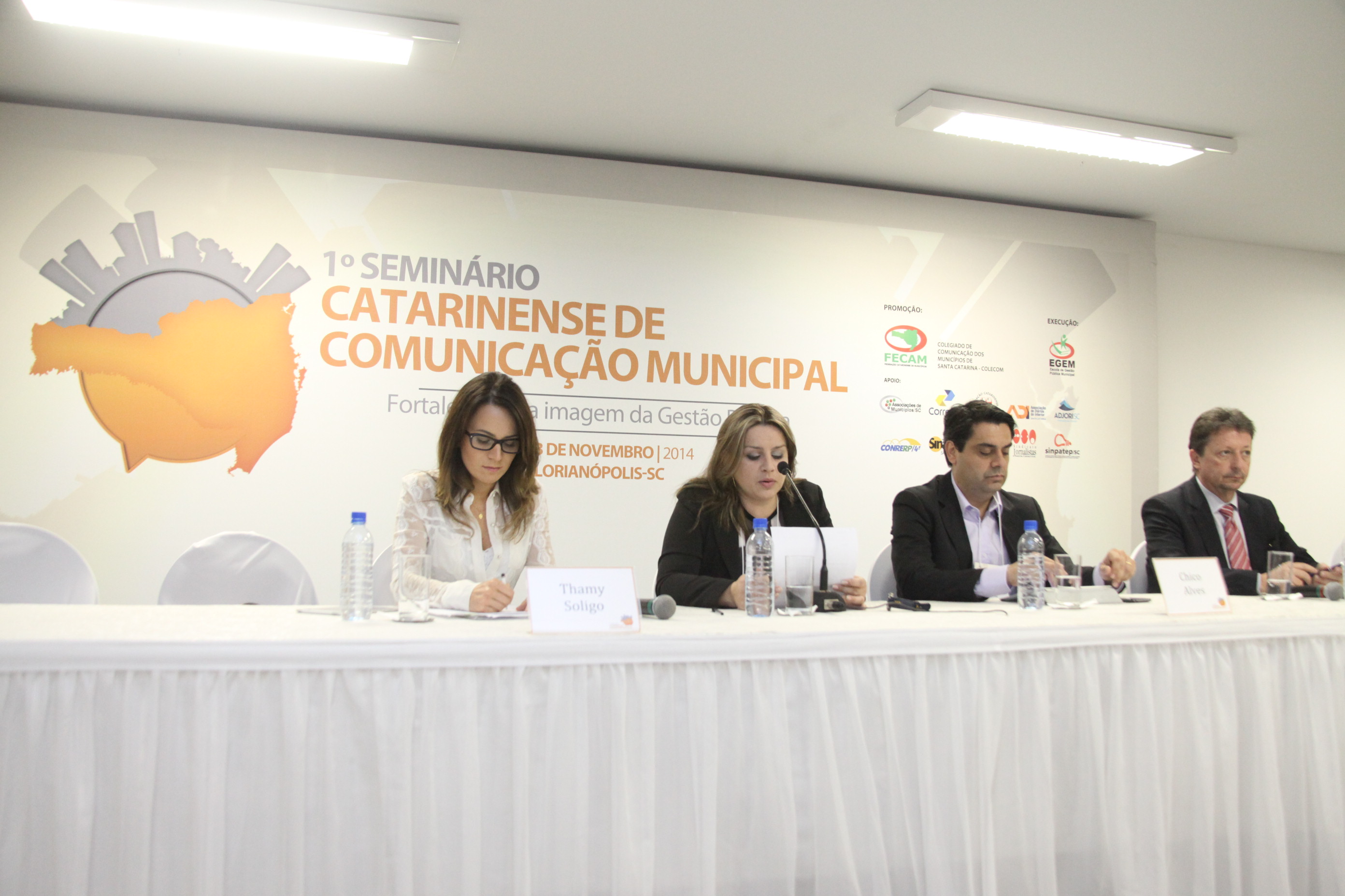 1° Seminário Catarinense de Comunicação Municipal. Foto: Fábio Queiroz / Agência AL