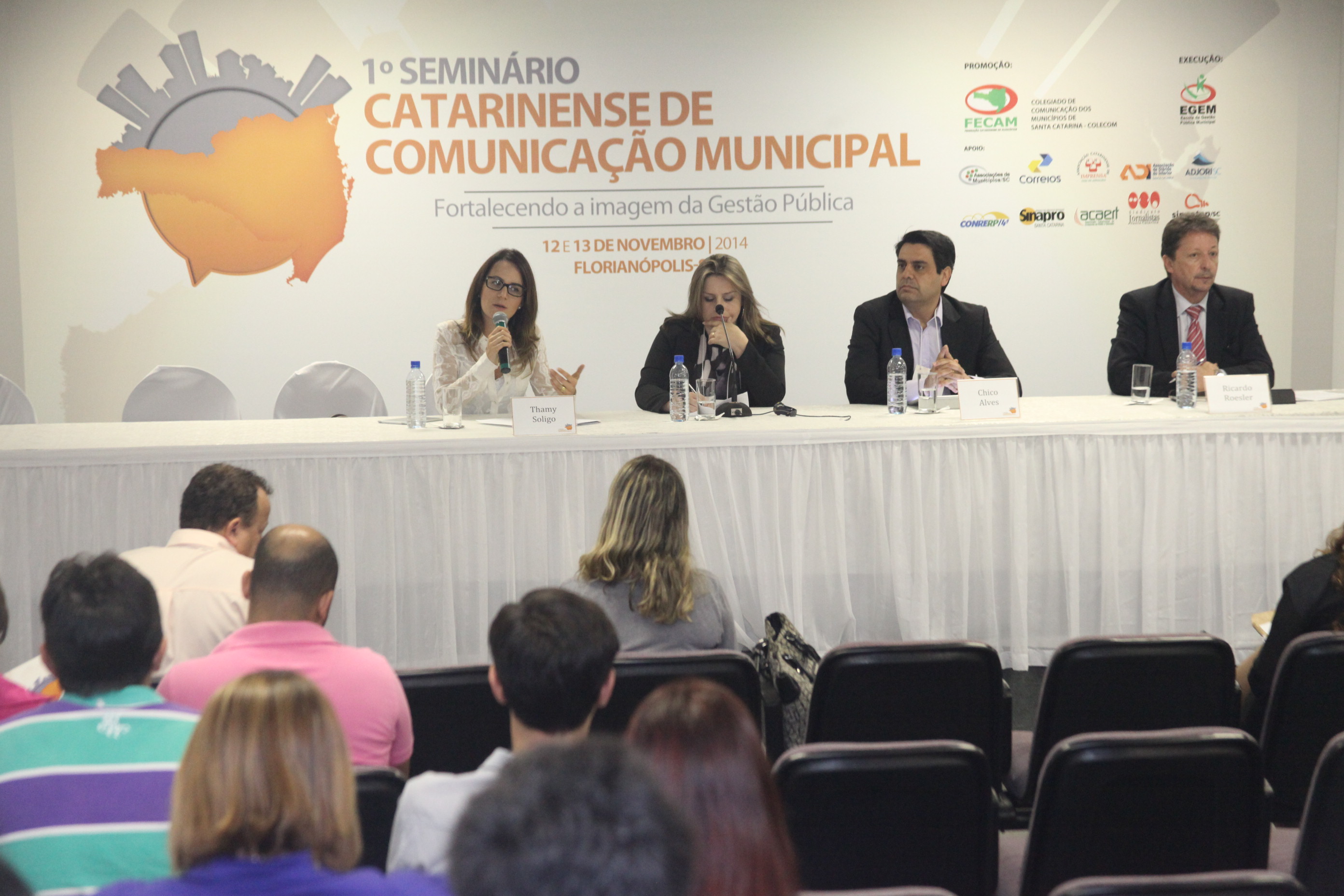 1° Seminário Catarinense de Comunicação Municipal. Foto: Fábio Queiroz / Agência AL