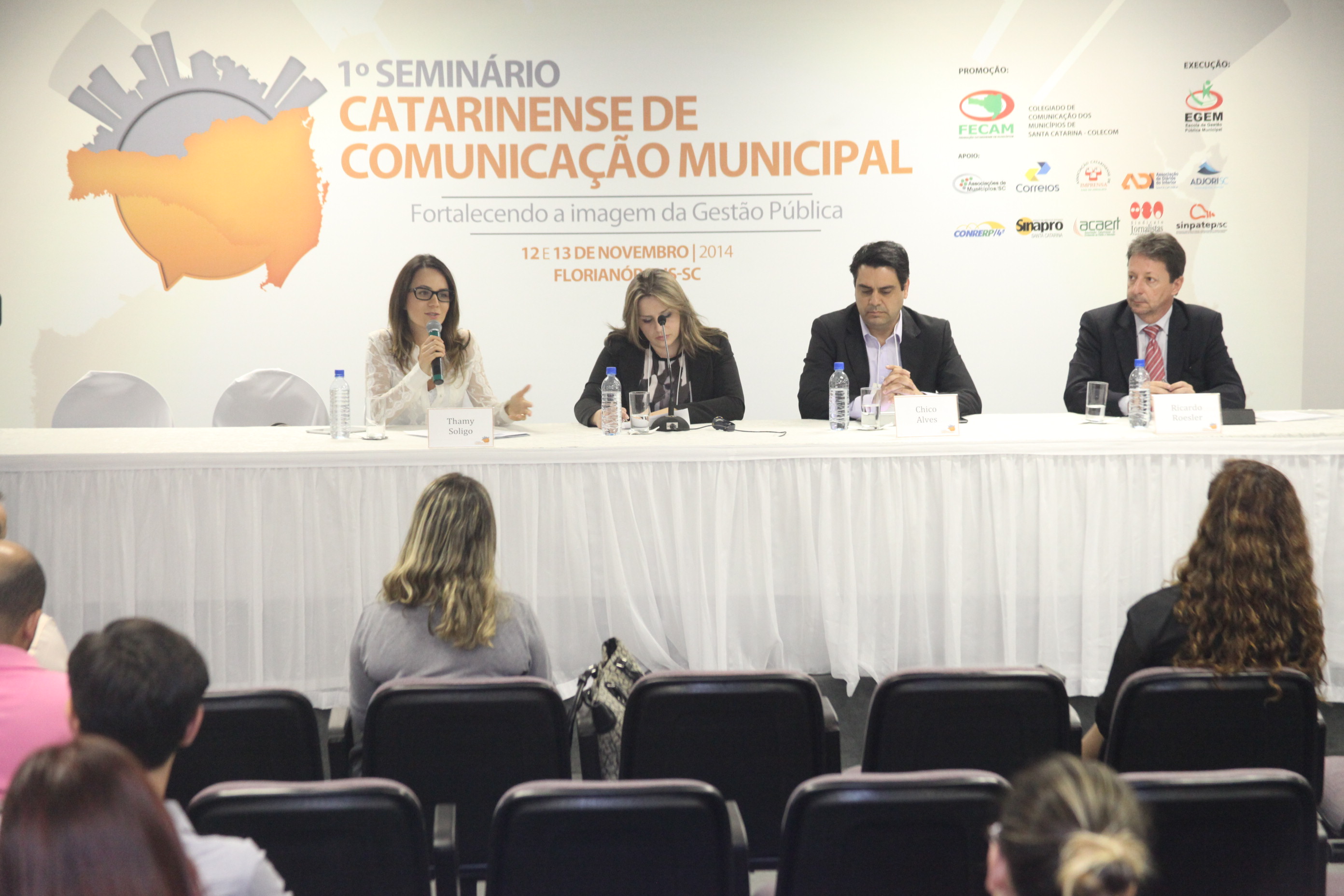 1° Seminário Catarinense de Comunicação Municipal. Foto: Fábio Queiroz / Agência AL