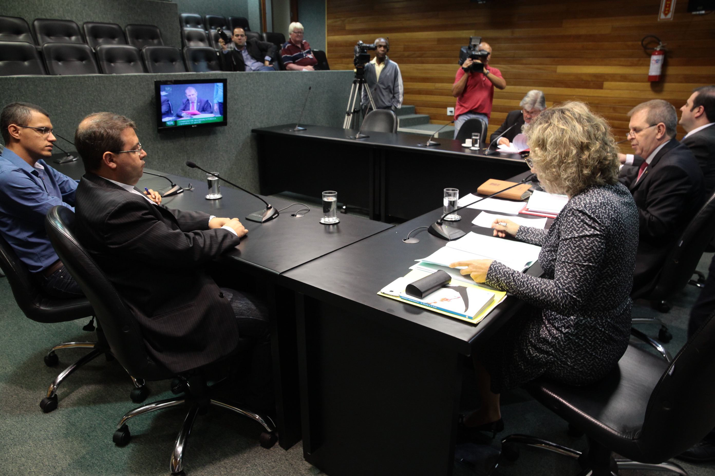 Reunião da Comissão de Segurança Pública. Foto: Miriam Zomer/ Agência AL