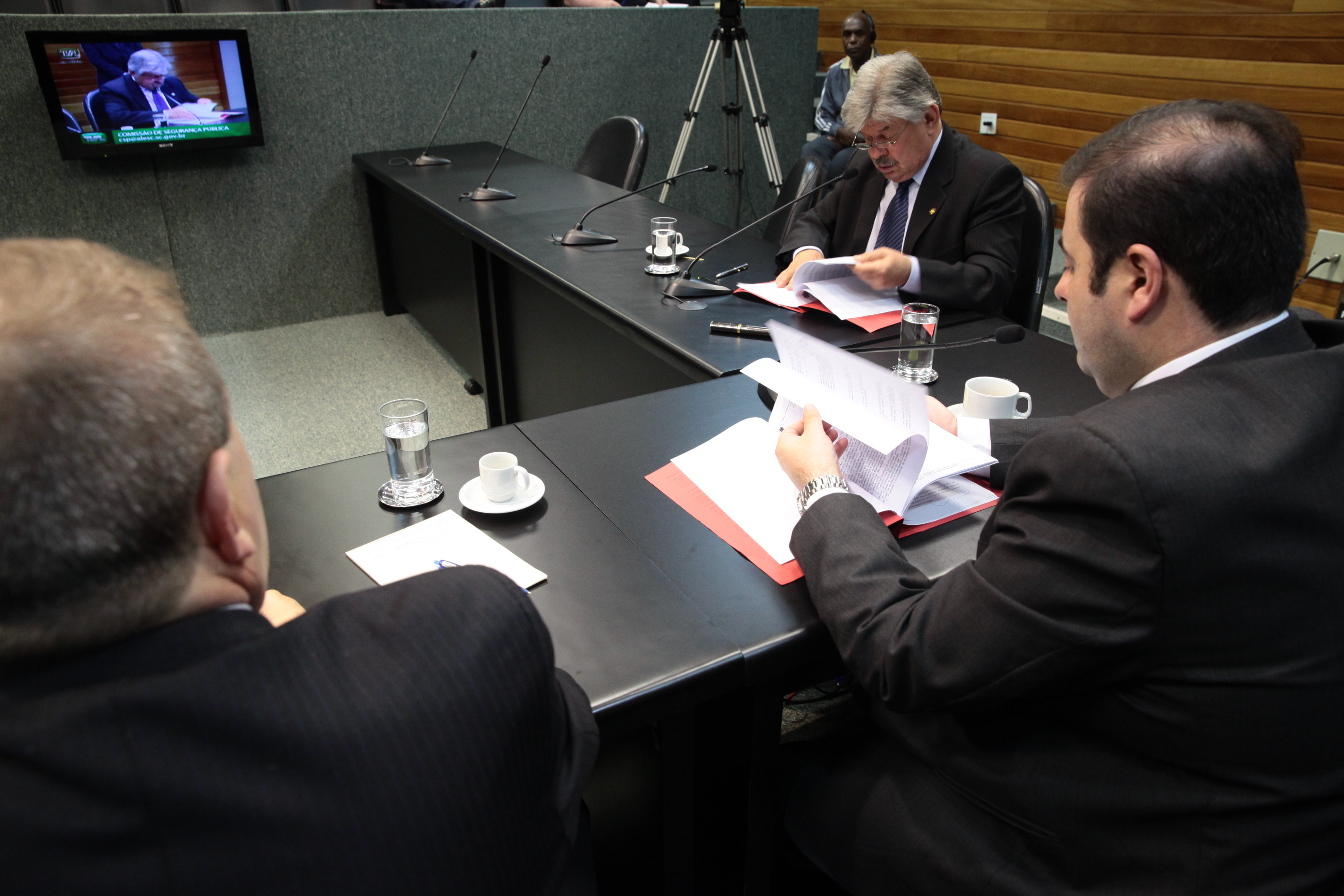 Reunião da Comissão de Segurança Pública. Foto: Miriam Zomer/ Agência AL