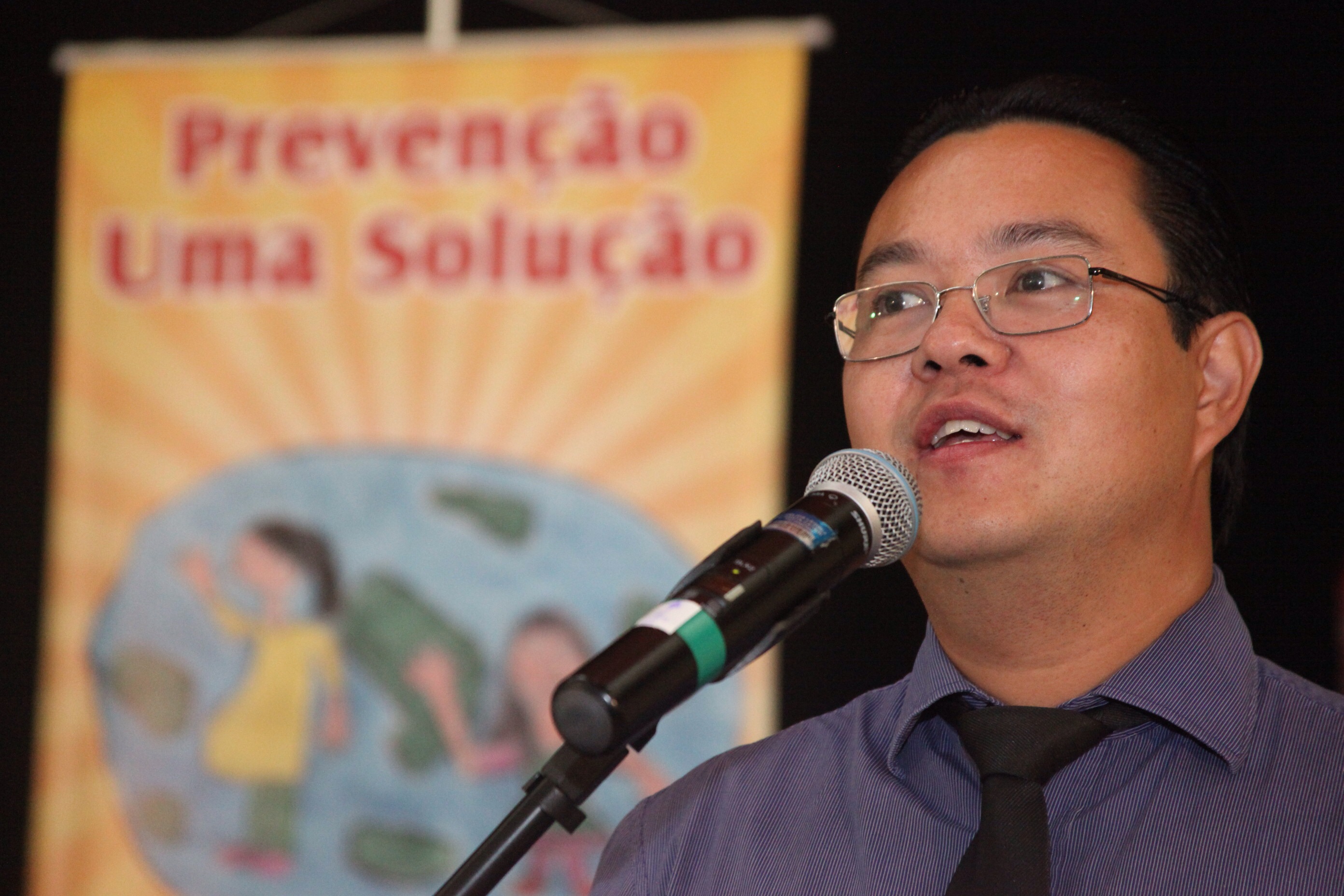 Jaime Lin. Seminário Prevenção de Deficiências em Orleans. Foto: Fábio Queiroz / Agência AL