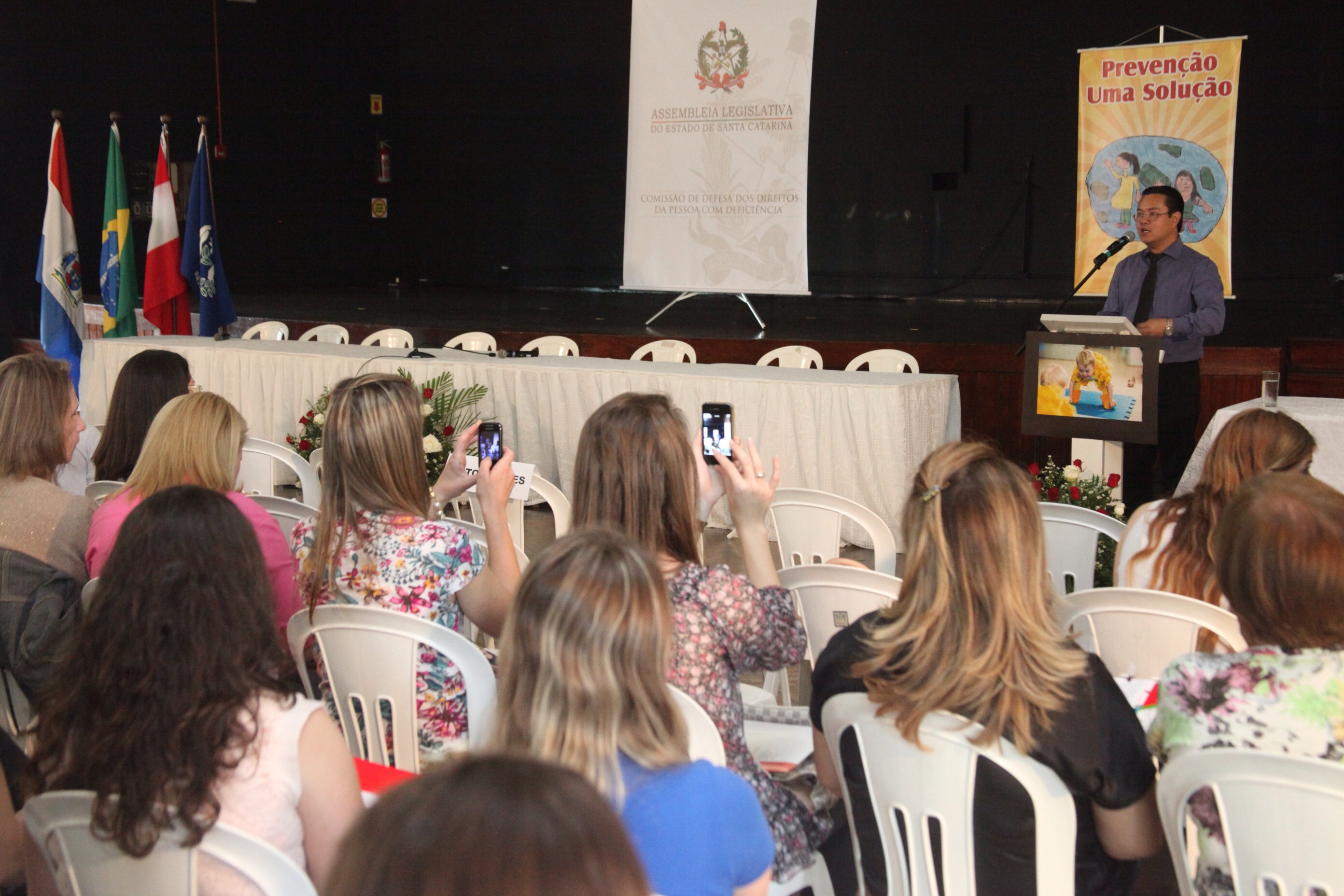 Seminário Prevenção de Deficiências em Orleans. Foto: Fábio Queiroz / Agência AL