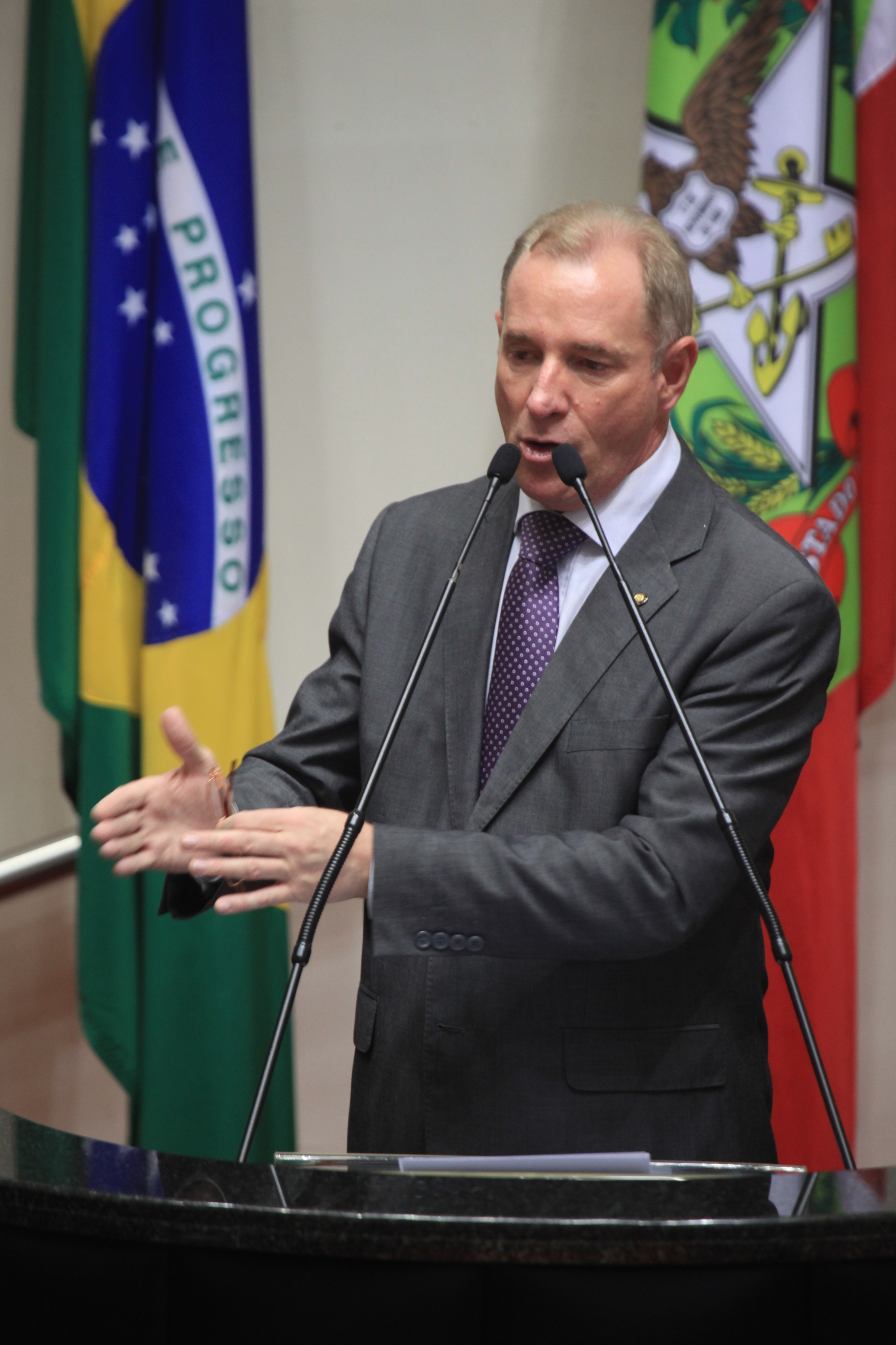 Deputado Aldo Schneider (PMDB)   Foto Carlos Kilian/Agência AL