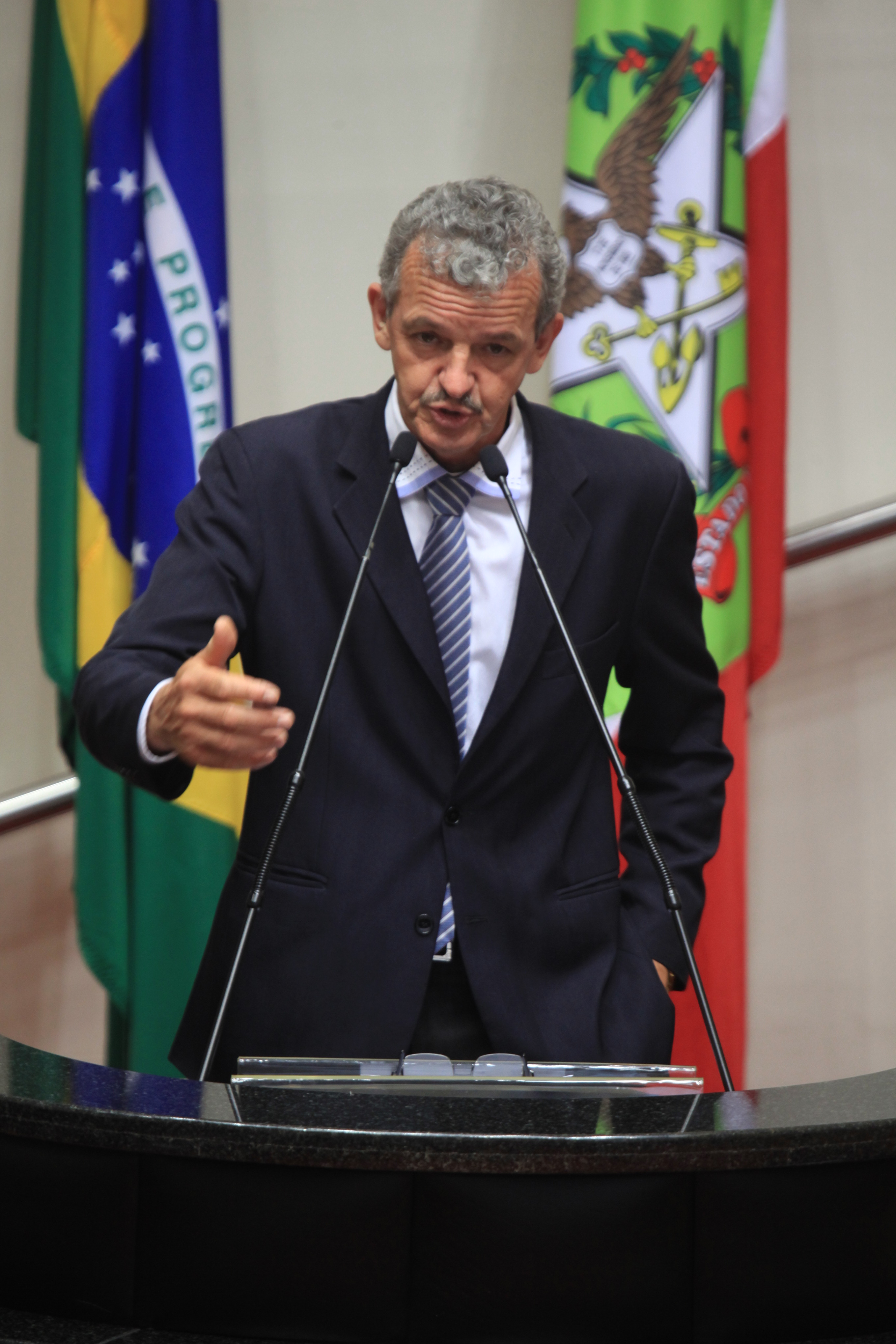 Deputado Dirceu Dresch (PT)    Foto Carlos Kilian/Agência AL