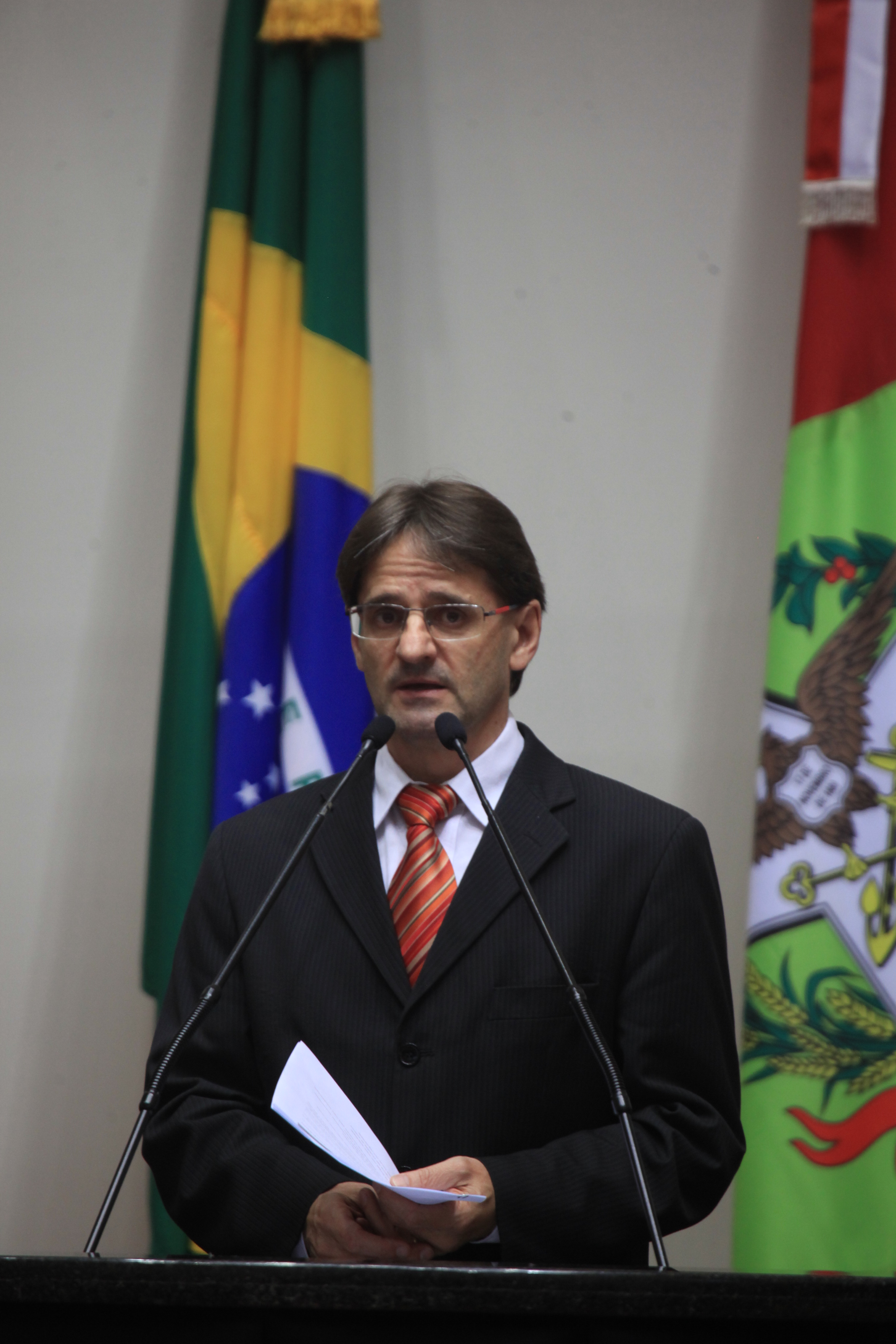 Deputado Neodi Saretta (PT)   Foto Carlos Kilian/Agência AL