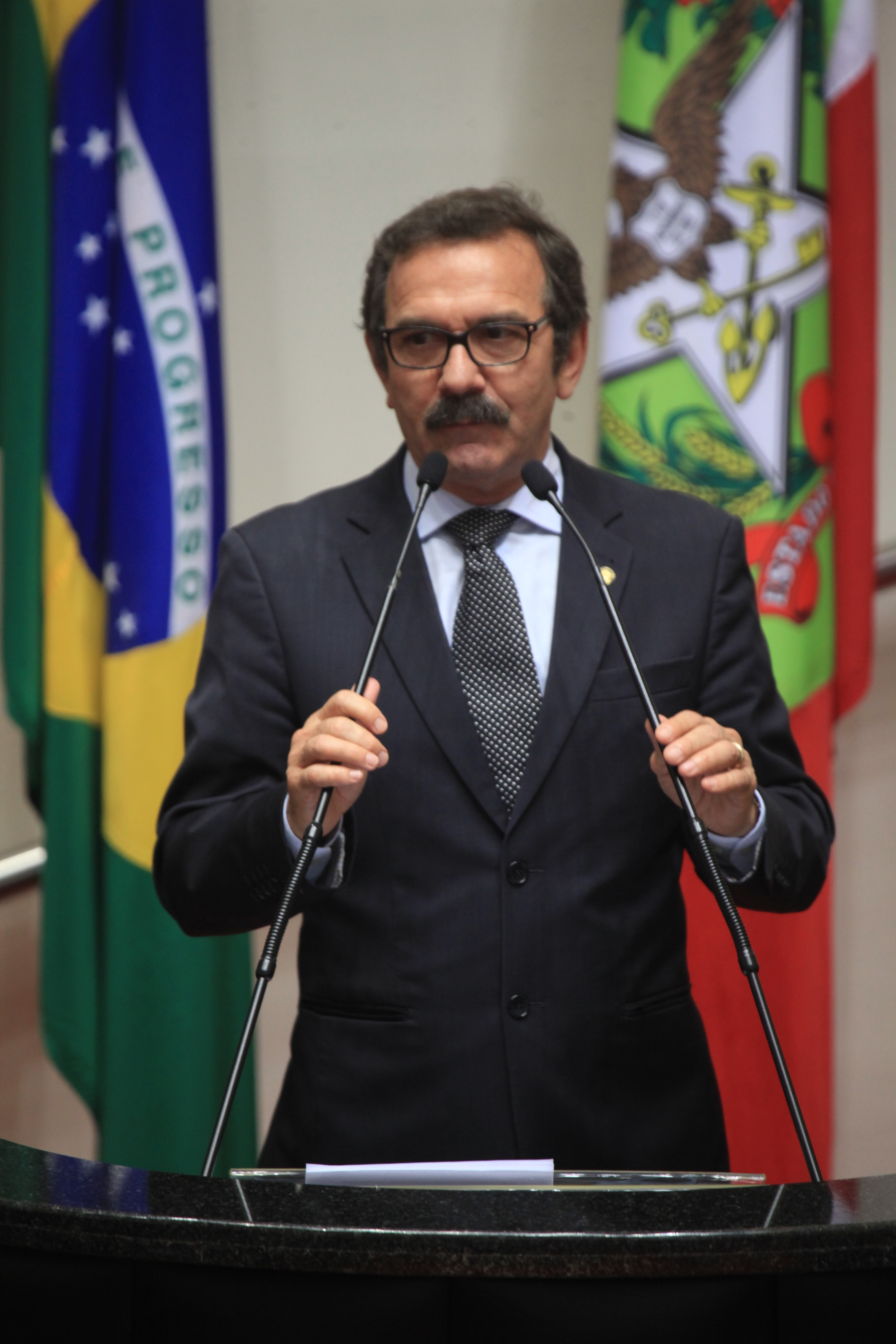 Deputado Serafim Venzon (PSDB)   Foto Carlos Kilian/Agência AL