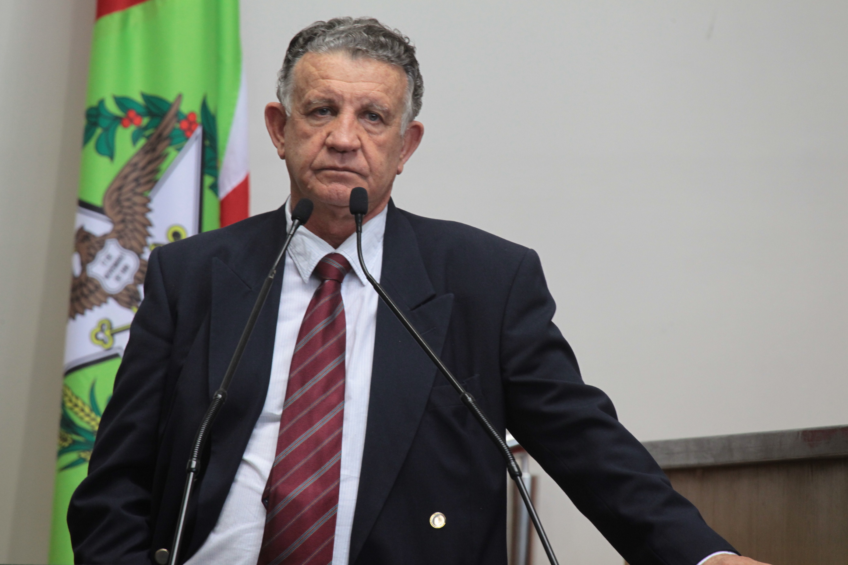 Deputado Edison Andrino (PMDB)  - Sessão Ordinária - Plenário Osni Régis. Foto: Miriam Zomer/Agência AL