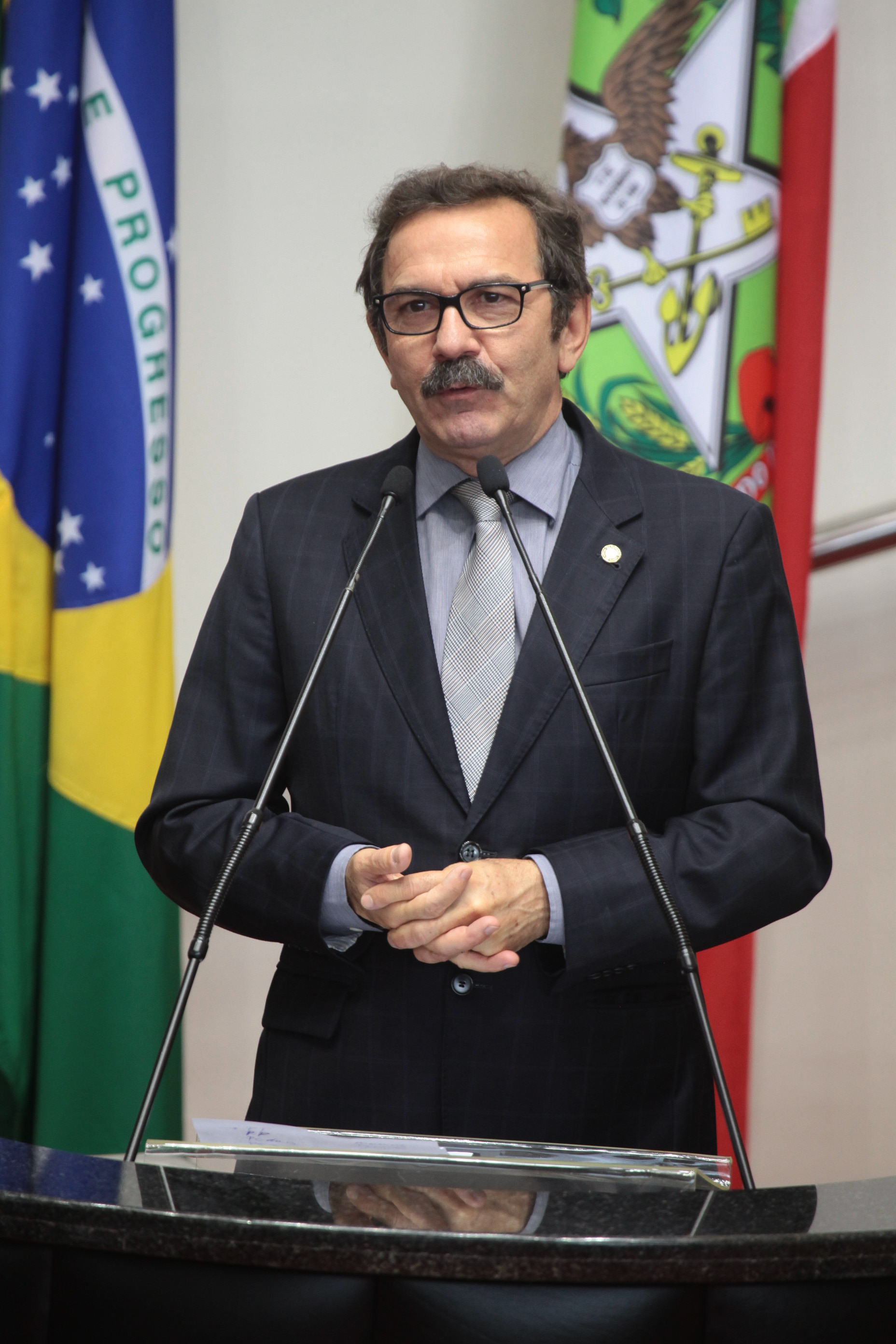 Deputado Serafim Venzon (PSDB) - Sessão Ordinária - Plenário Osni Régis. Foto: Miriam Zomer/Agência AL