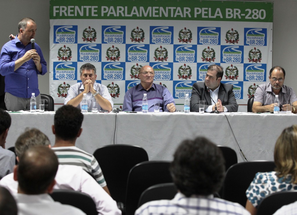 Lançamento da Frente Parlamentar pela Duplicação da BR 280  Foto Carlos Kilian/Agência AL