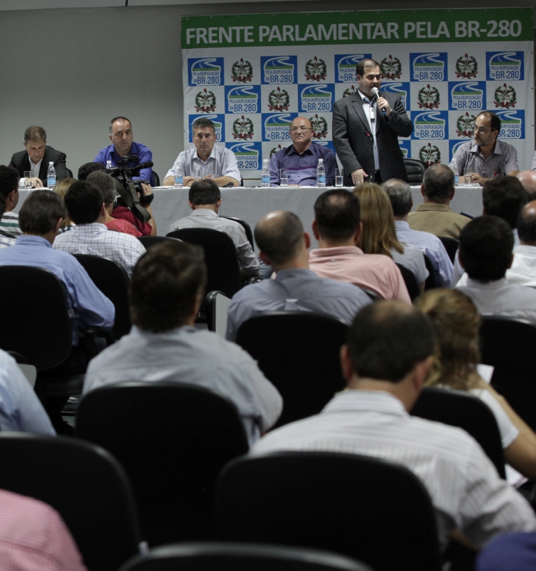 Lançamento da Frente Parlamentar pela Duplicação da BR 280  Foto Carlos Kilian/Agência AL