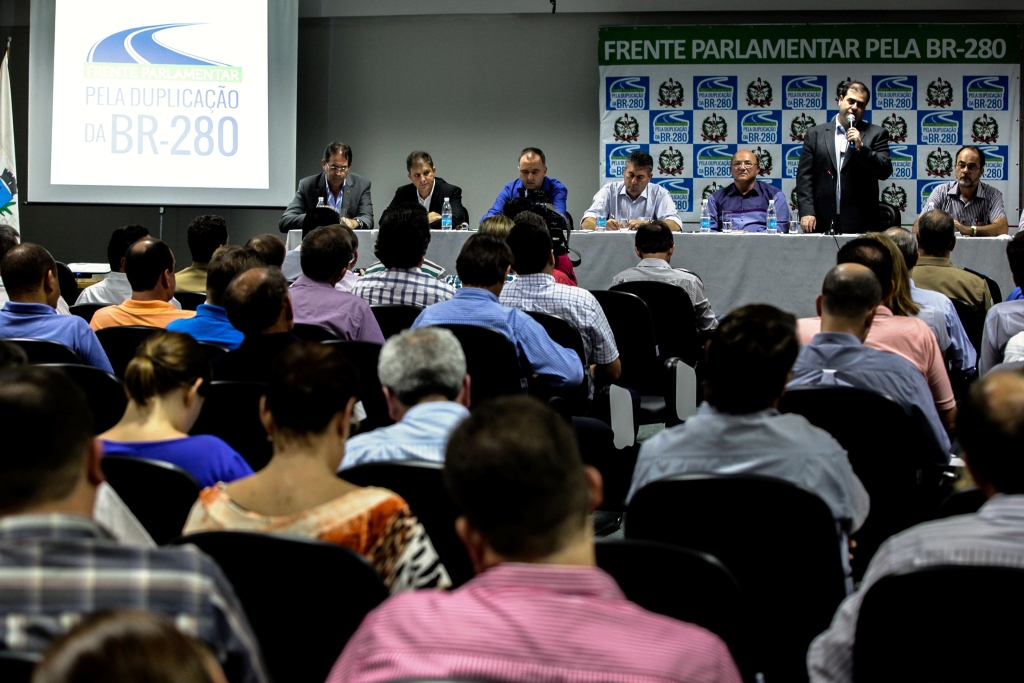 Lançamento da Frente Parlamentar pela Duplicação da BR 280  Foto Carlos Kilian/Agência AL