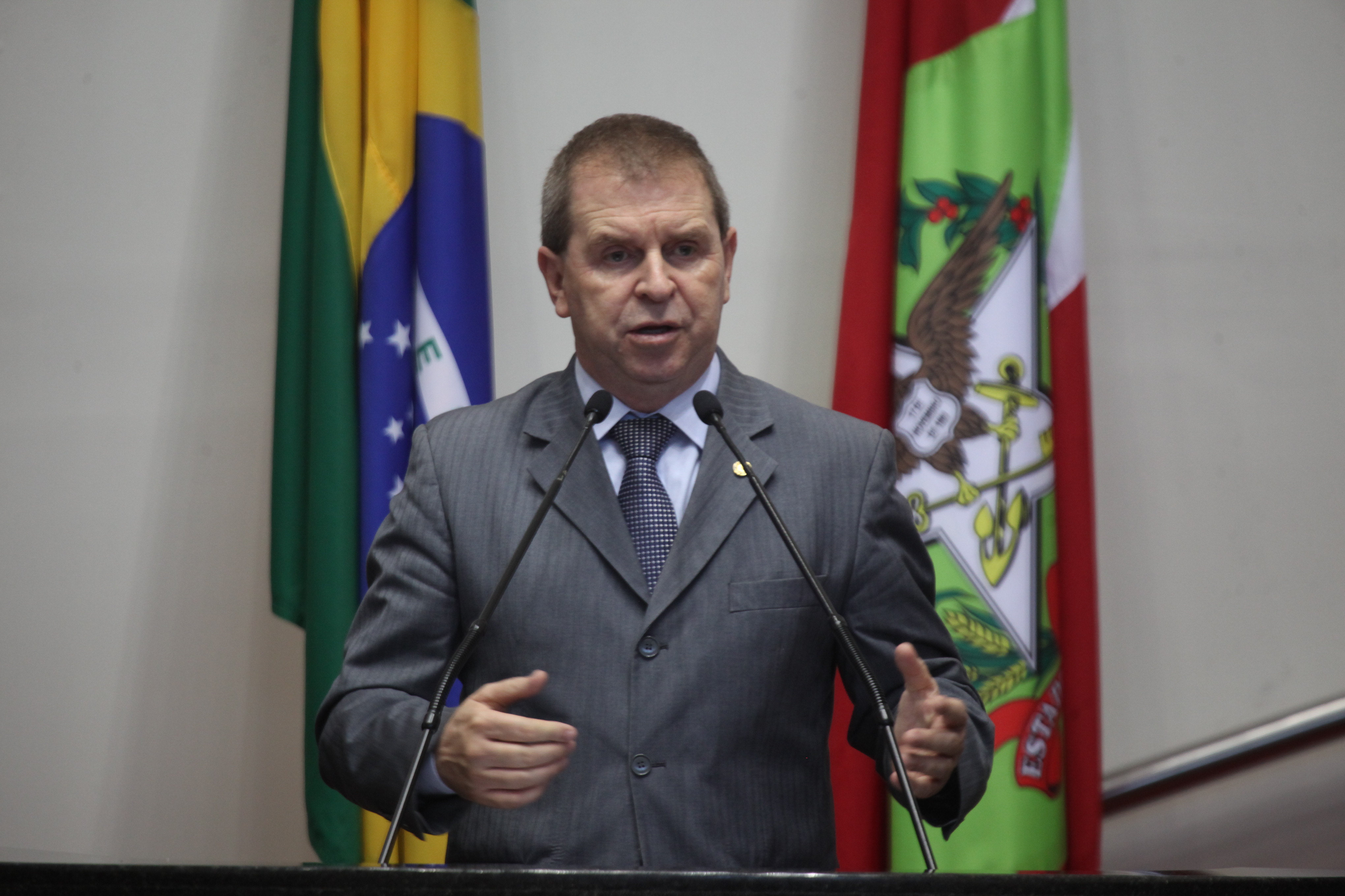 Deputado Mauricio Eskudlark (PSD) - Sessão Ordinária  Foto: Carlos Kilian / Agência AL