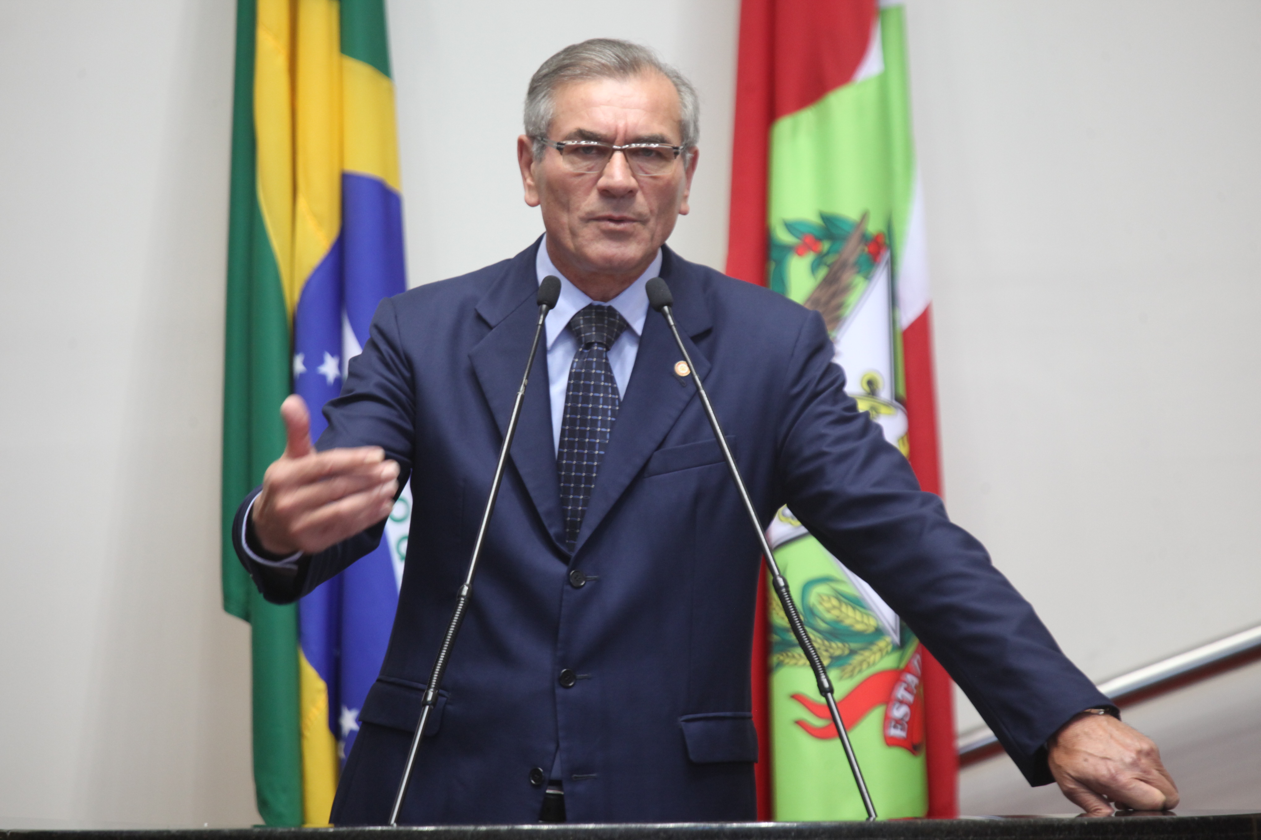 Deputado Silvio Dreveck (PP) - Sessão Ordinária  Foto: Carlos Kilian / Agência AL