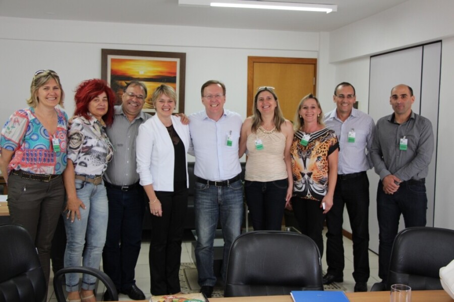 Encontro na sede do IFC definiu a instalação do campus avançado. FOTO: Divulgação