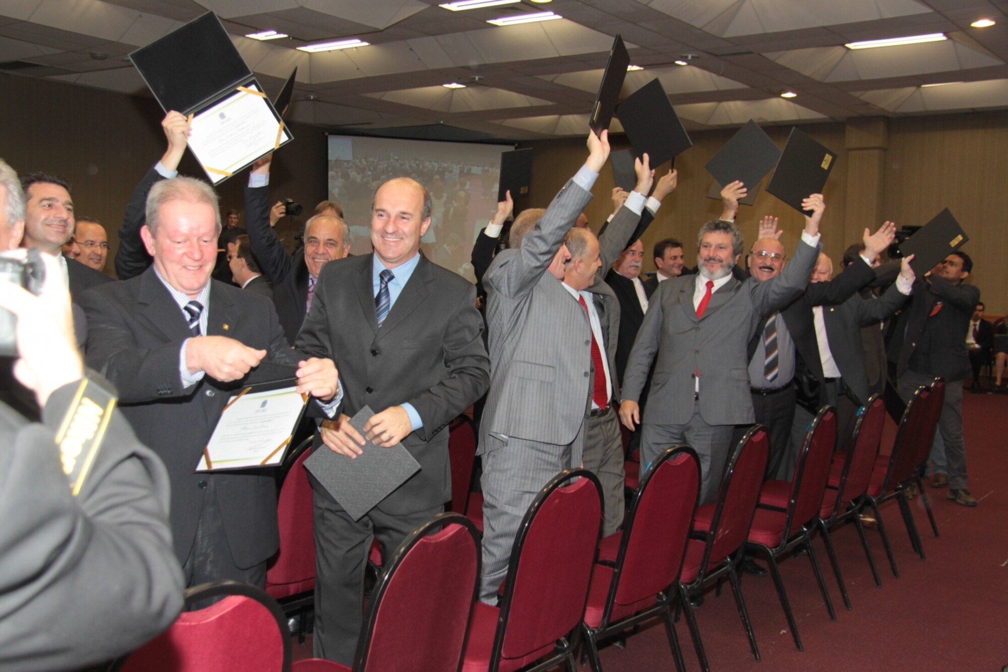 Deputados diplomados em 2010. FOTO: Agência AL