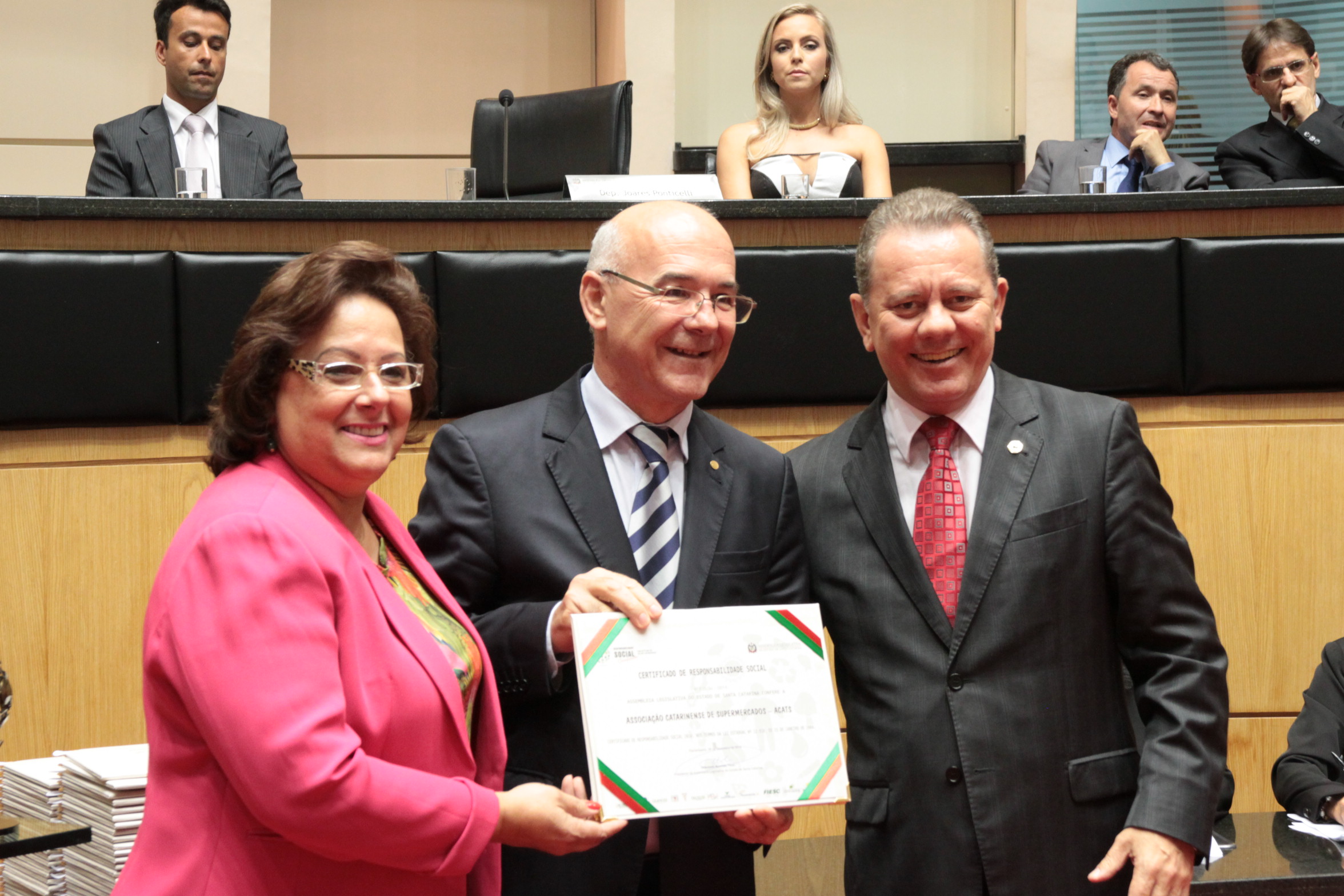 Homenageados na Sessão Especial