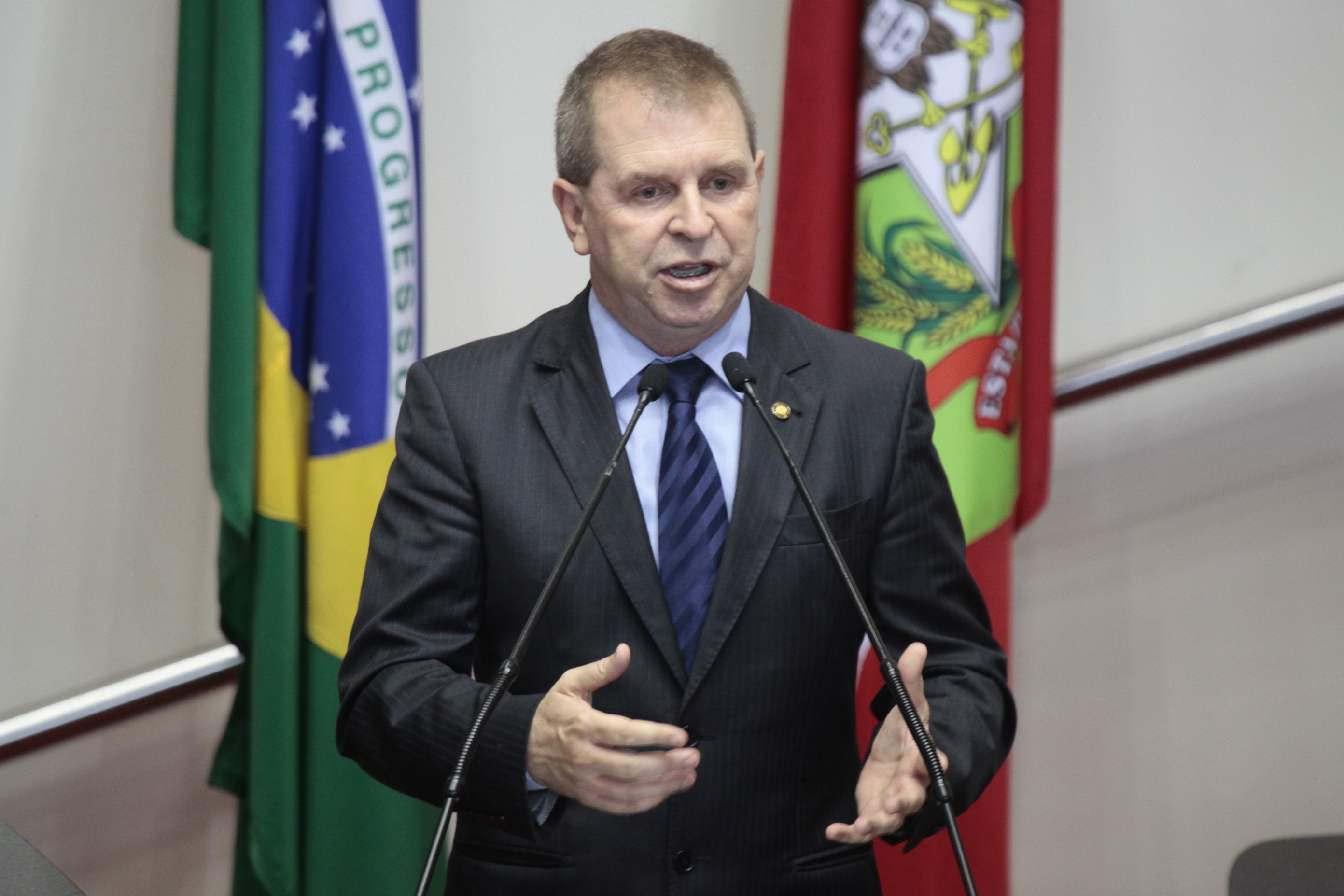 Deputado Maurício Eskudlark (PSD) - Sessão Ordinária - Plenário Osni Régis. Foto: Miriam Zomer/Agência AL