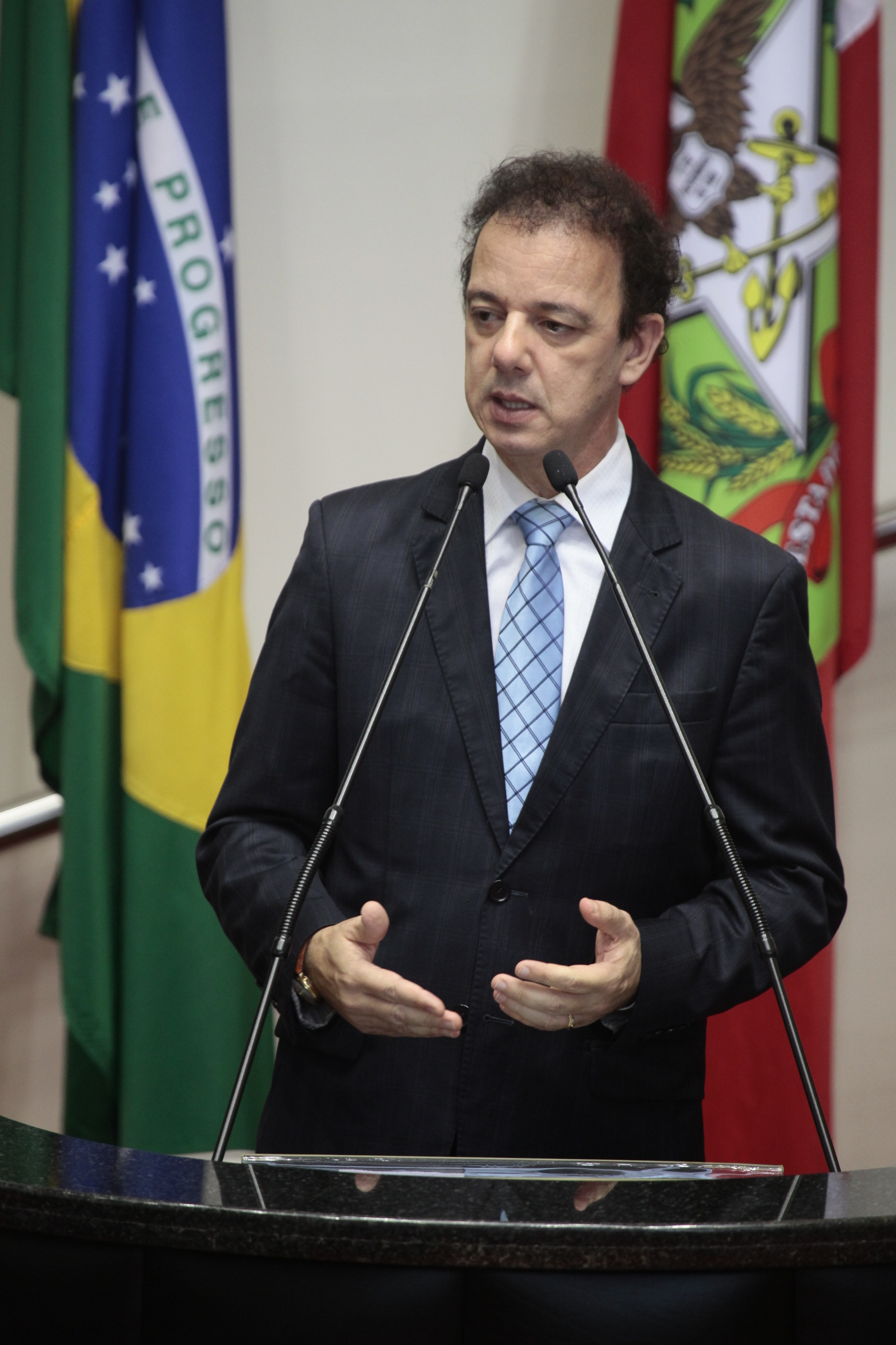Deputado Ismael dos Santos (PSD)  - Sessão Ordinária - Plenário Osni Régis. Foto: Miriam Zomer/Agência AL