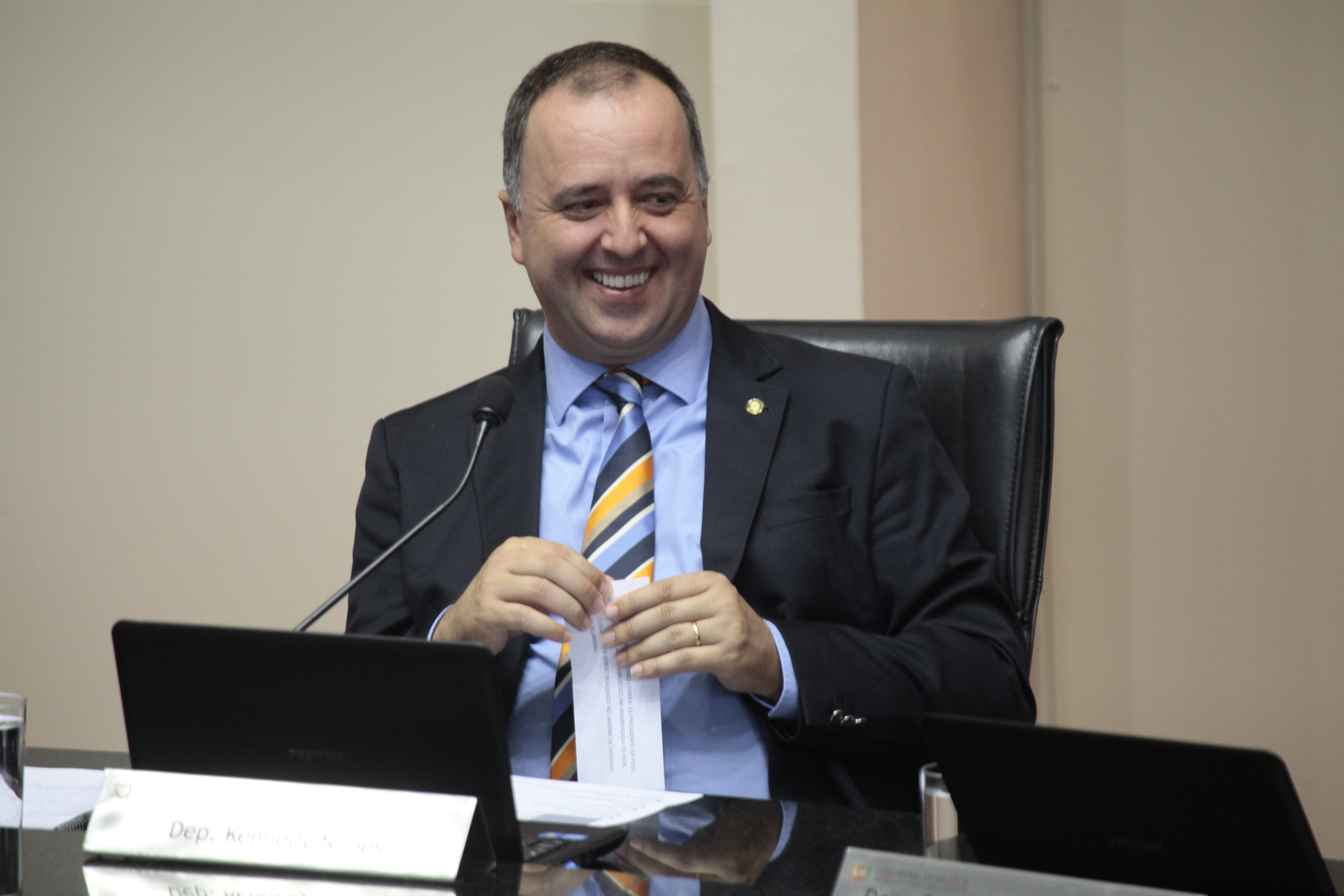Deputado Kennedy Nunes (PSD)  - Sessão Ordinária - Plenário Osni Régis. Foto: Miriam Zomer/Agência AL