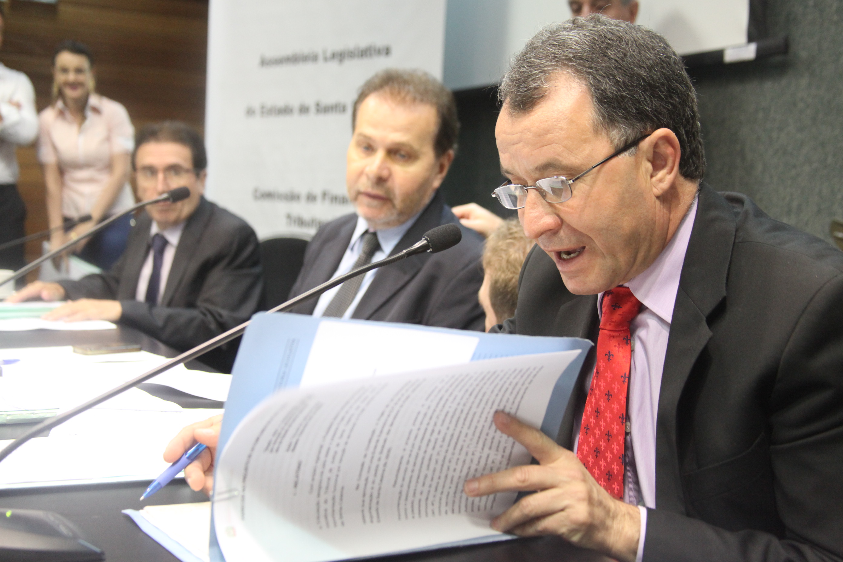 Reunião da Comissão de Finanças e Tributação. Foto: Fábio Queiroz / Agência AL
