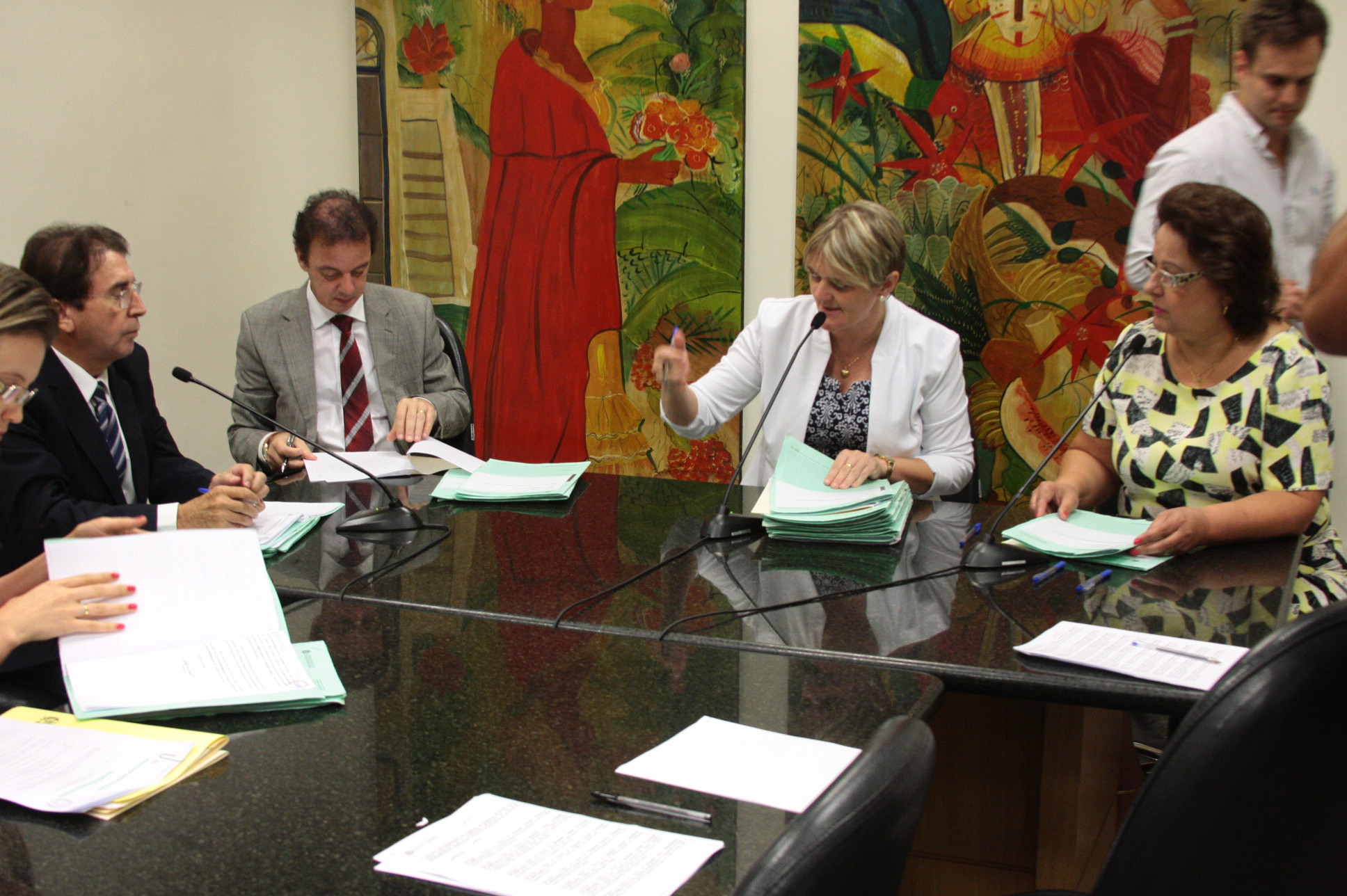 Reunião da Comissão de Direitos Humanos. Foto: Eduardo Guedes de Oliveira / Agência AL