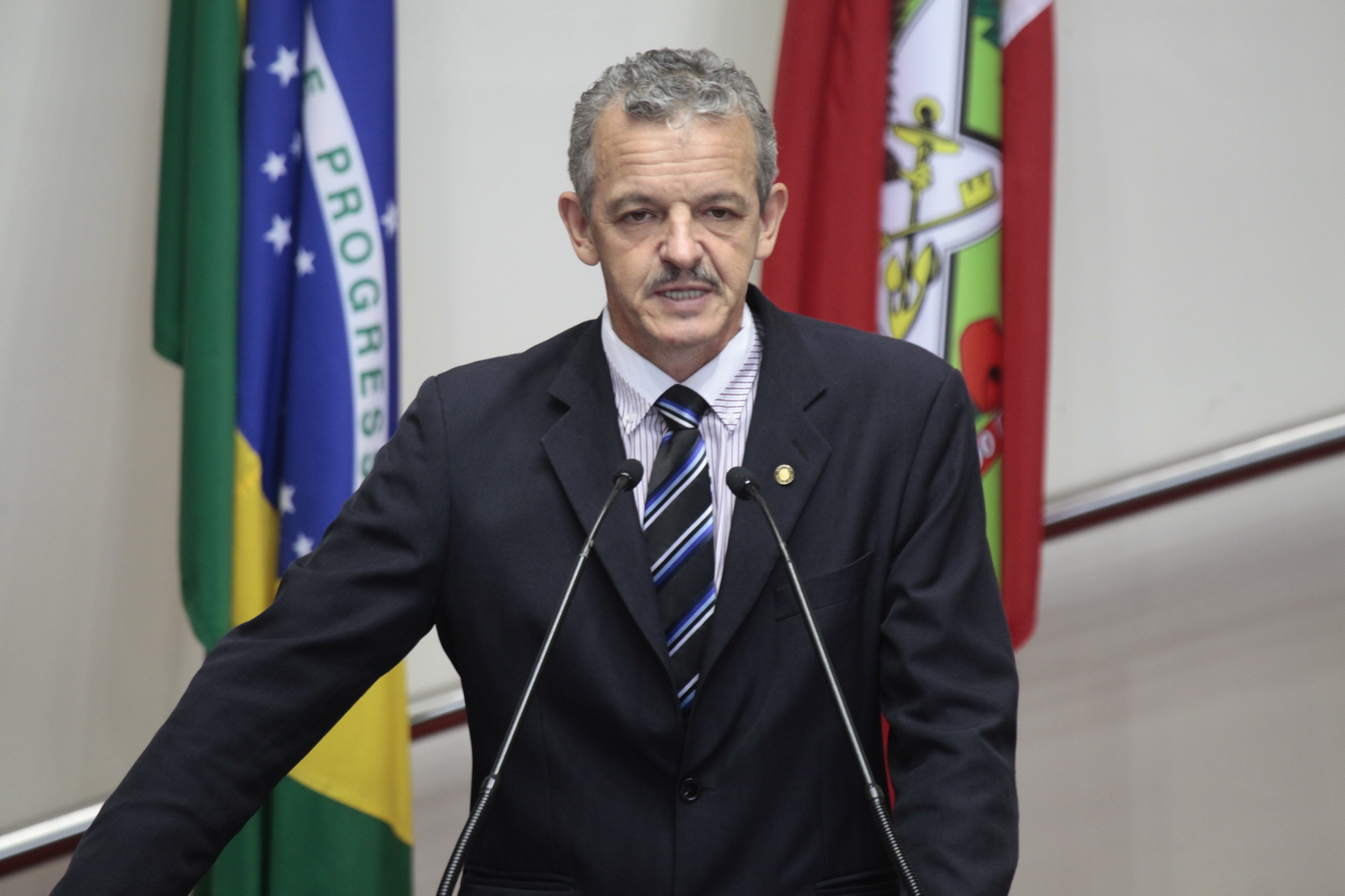 Deputado Dirceu Dresch (PT)  - Sessão Ordinária - Plenário Osni Régis. Foto: Miriam Zomer/Agência AL