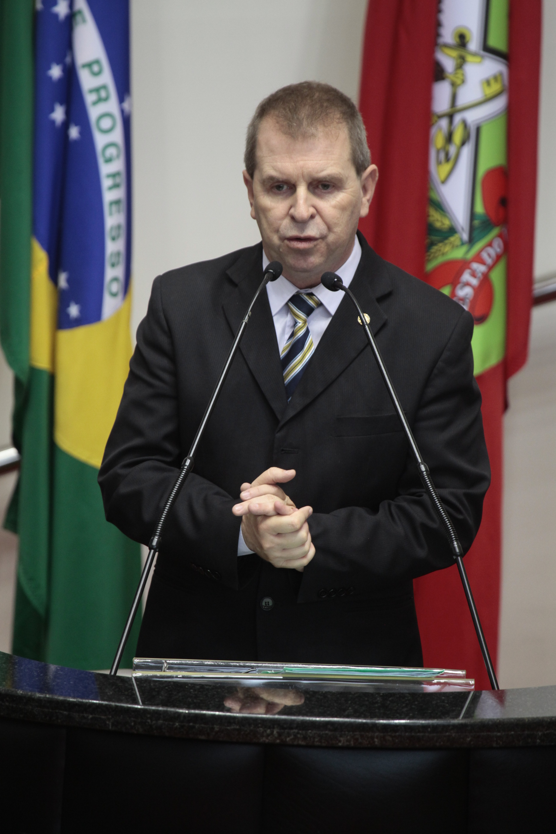 Deputado Maurício Eskudlark (PSD)  - Sessão Ordinária - Plenário Osni Régis. Foto: Miriam Zomer/Agência AL