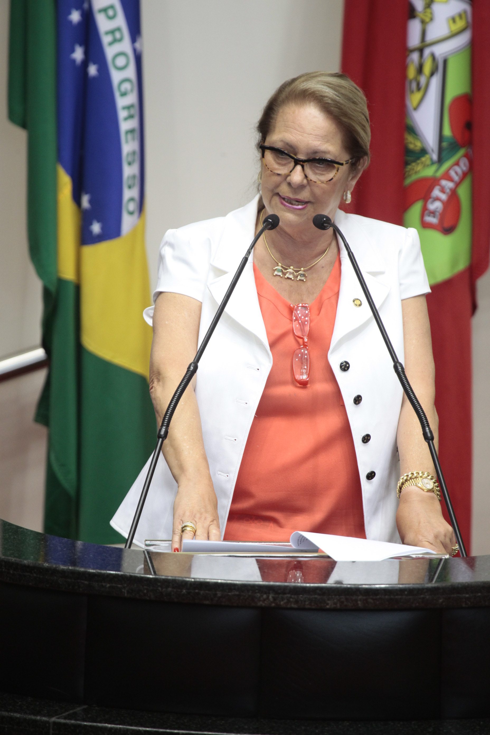 Deputada Ada Faraco de Luca (PMDB) - Sessão Ordinária - Plenário Osni Régis. Foto: Miriam Zomer/Agência AL