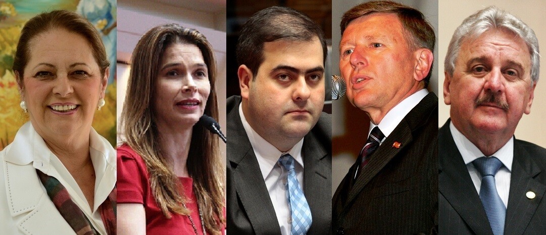 Cinco deputados estaduais vão compor primeiro escalão do governo Colombo