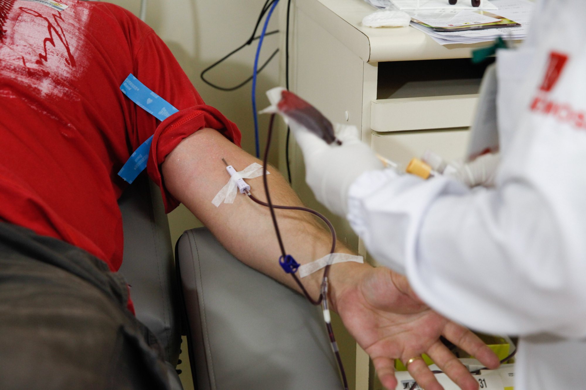 Hemosc faz campanha para estimular doação de sangue
