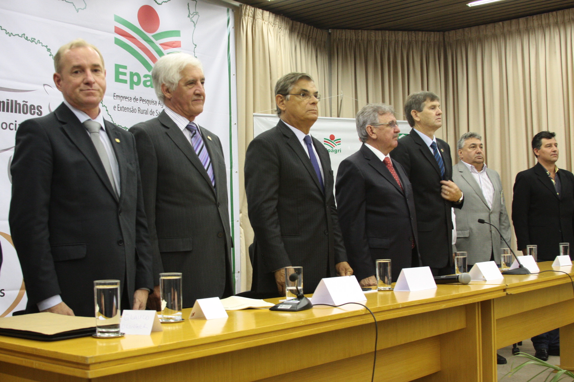Posse do novo Secretário de Agricultura, Moacir Sopelsa. Foto: Eduardo Guedes de Oliveira / Agência AL