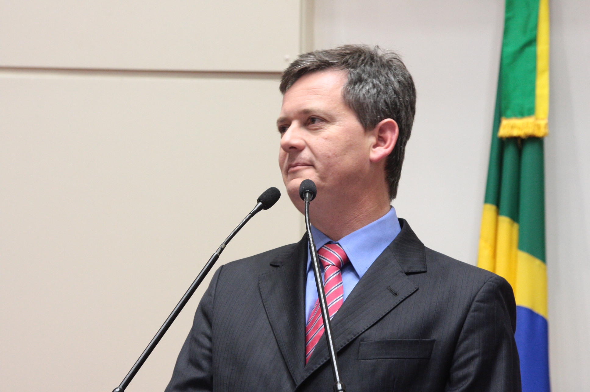 Sessão Ordinária - Plenário Osni Régis. Deputado Jean Kuhlmann (PSD)  Foto: Eduardo Guedes de Oliveira / Agência AL