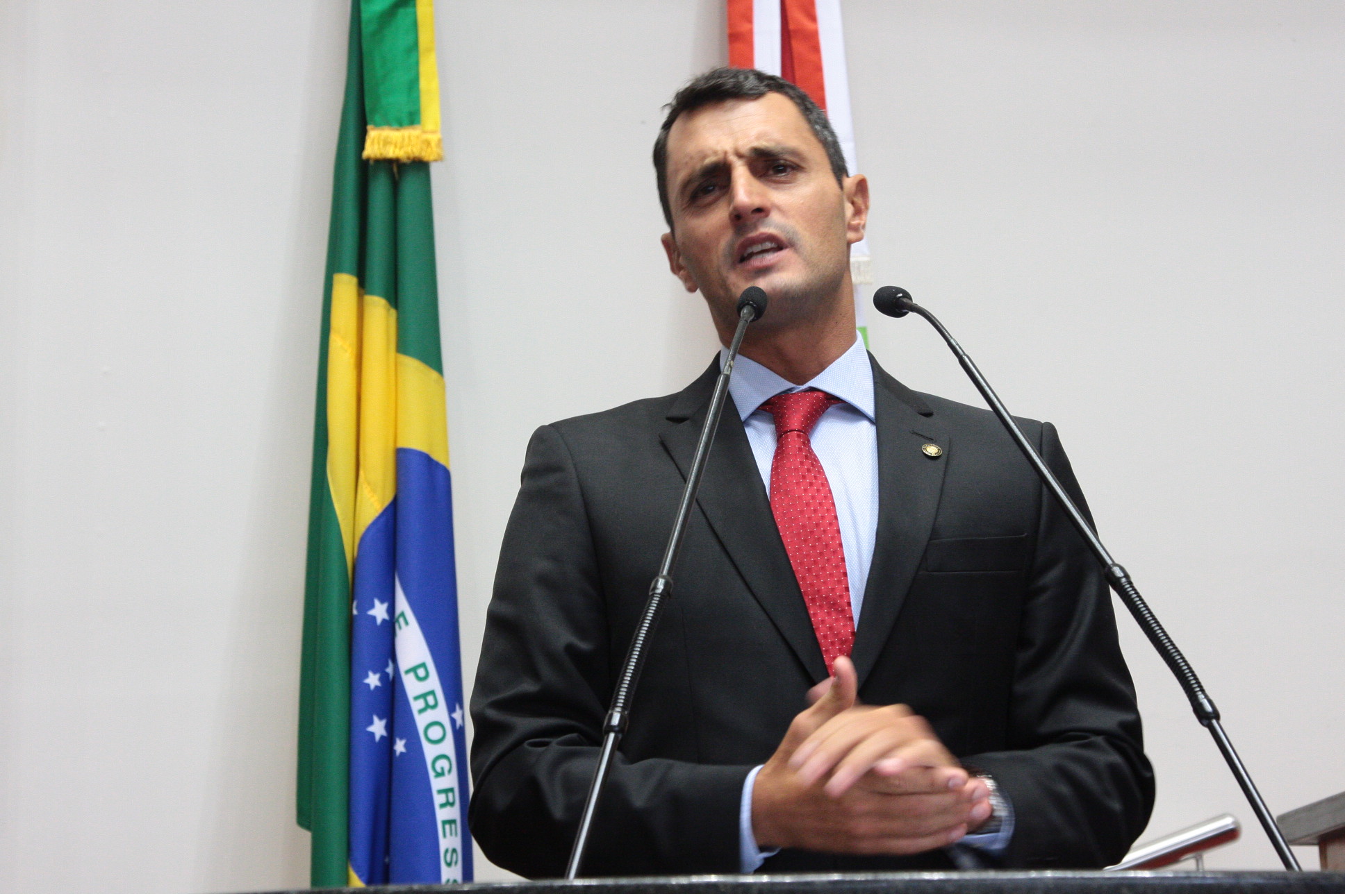 Sessão Ordinária - Plenário Osni Régis.  Deputado João Amin (PP).. Foto: Eduardo Guedes de Oliveira / Agência AL