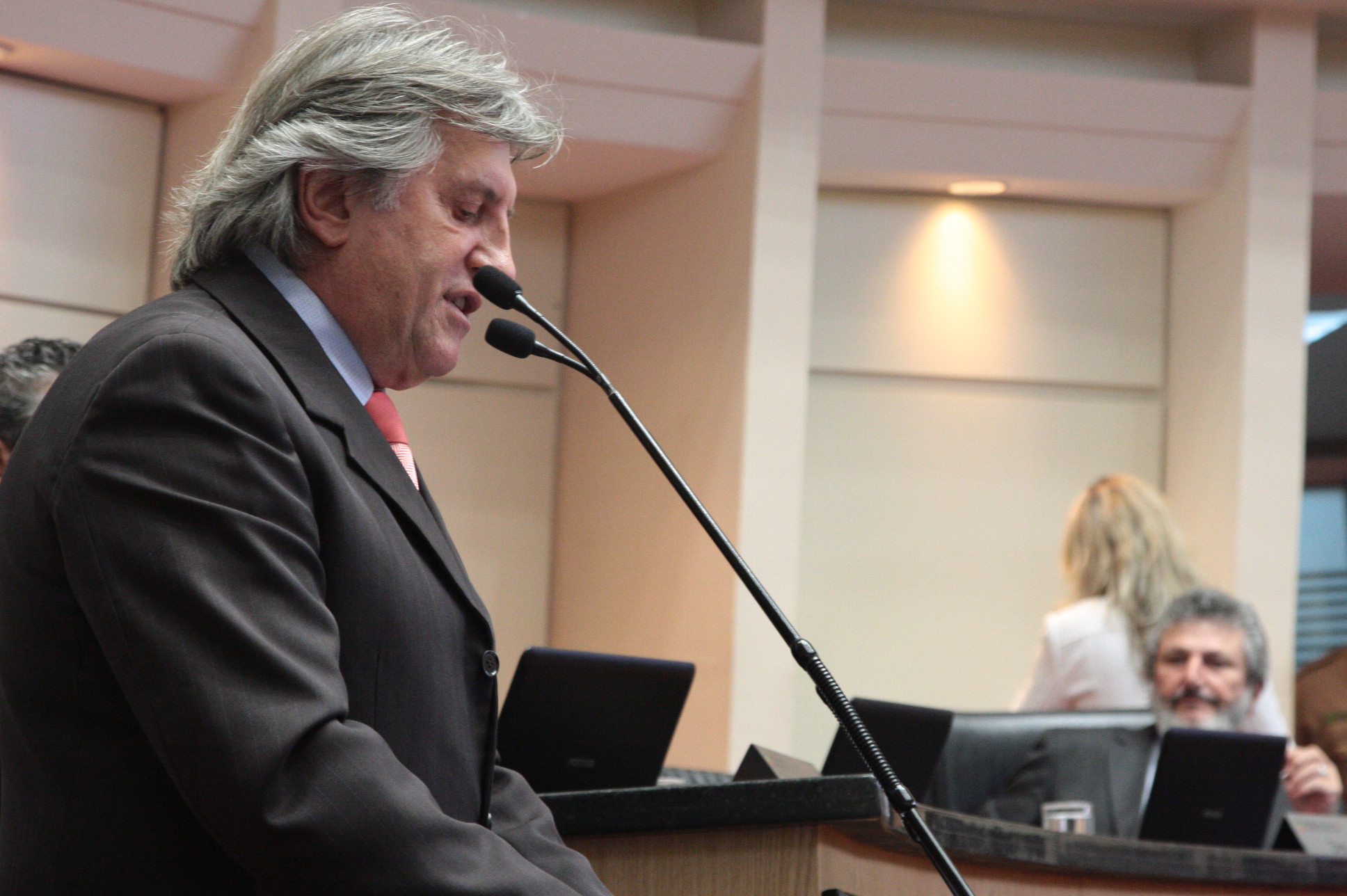 Sessão Ordinária - Plenário Osni Régis.Deputado Leonel Pavan (PSDB).  Foto: Eduardo Guedes de Oliveira / Agência AL