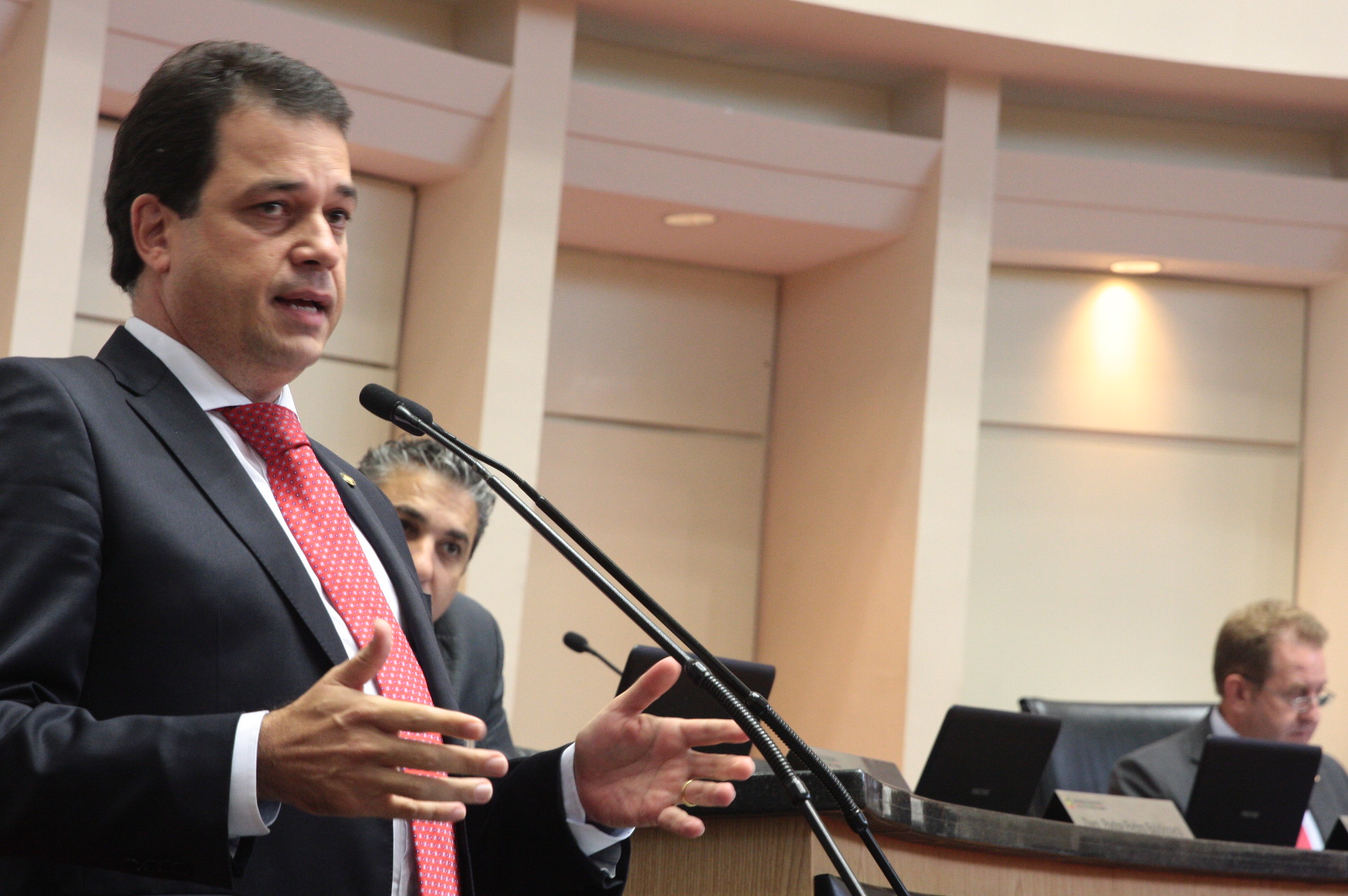 Sessão Ordinária - Plenário Osni Régis. Deputado Rodrigo Minotto (PDT) Fotos: Eduardo Guedes de Oliveira / Agência AL