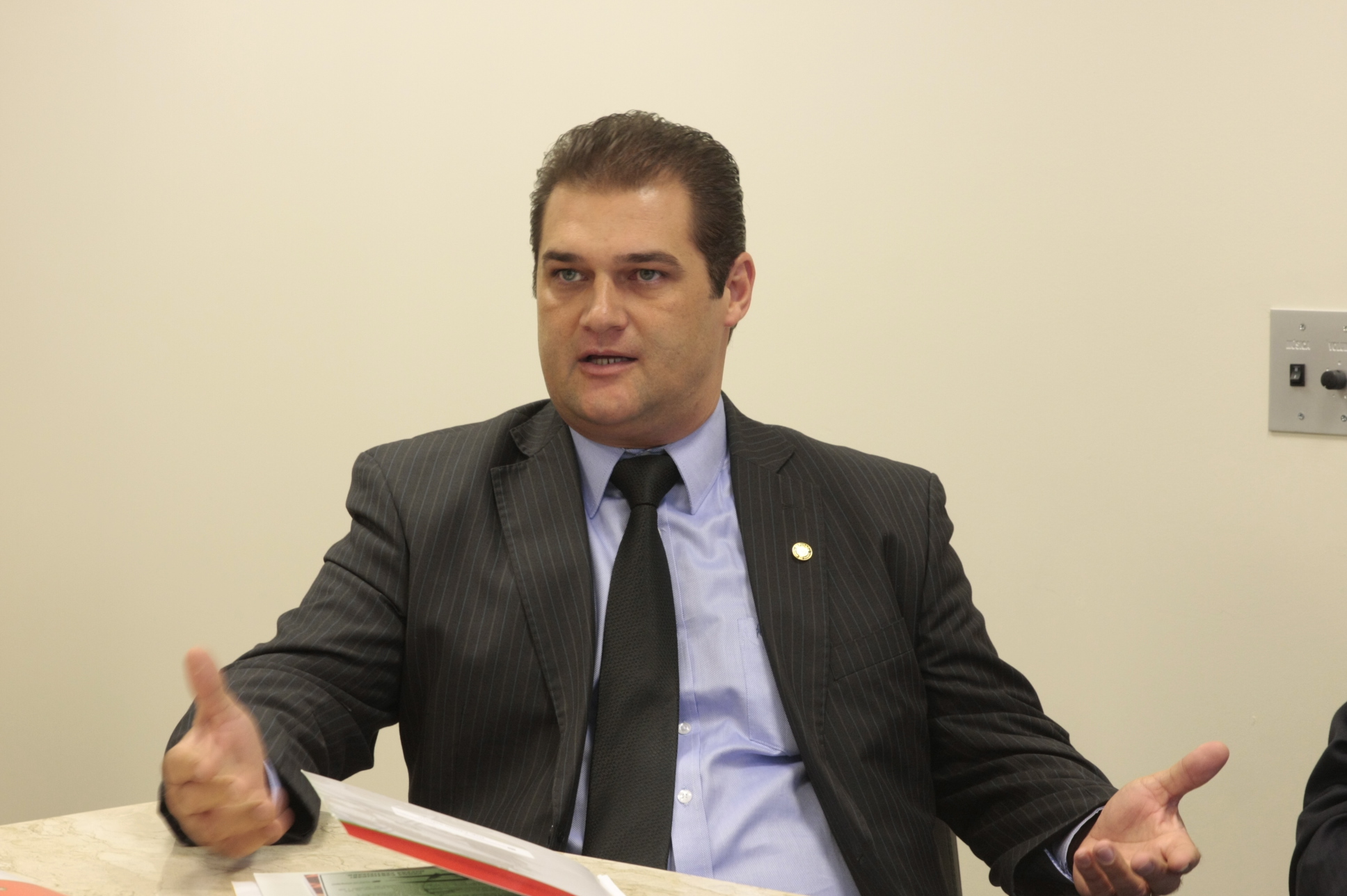 Comissão dos Direitos da Pessoa com Deficiência. Cleiton Salvaro (PSB). Foto: Yuri Santos / Agência AL